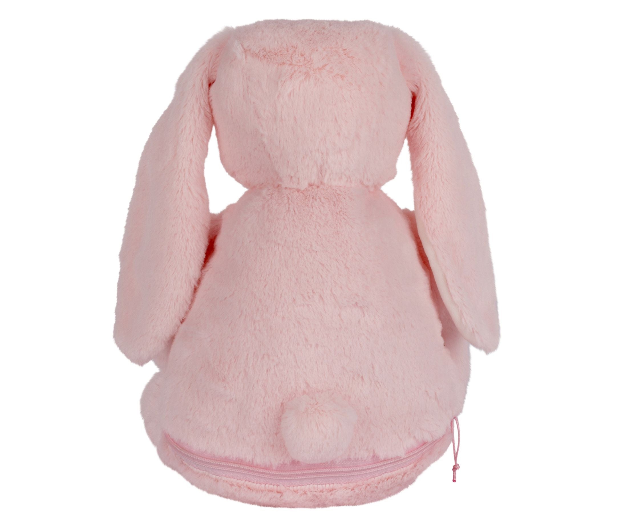 Peluche Lapin Avec Ouverture Zippée - Pink