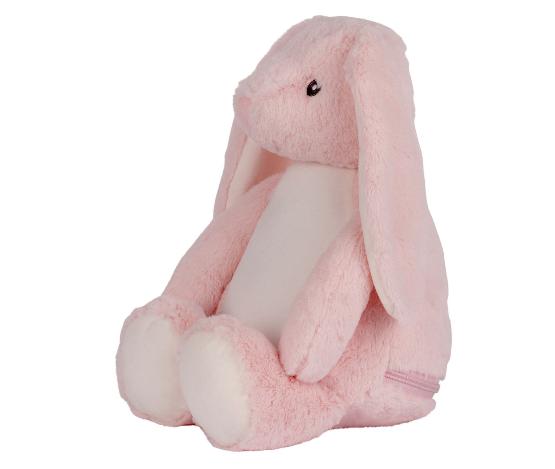 Peluche Lapin Avec Ouverture Zippée - Pink