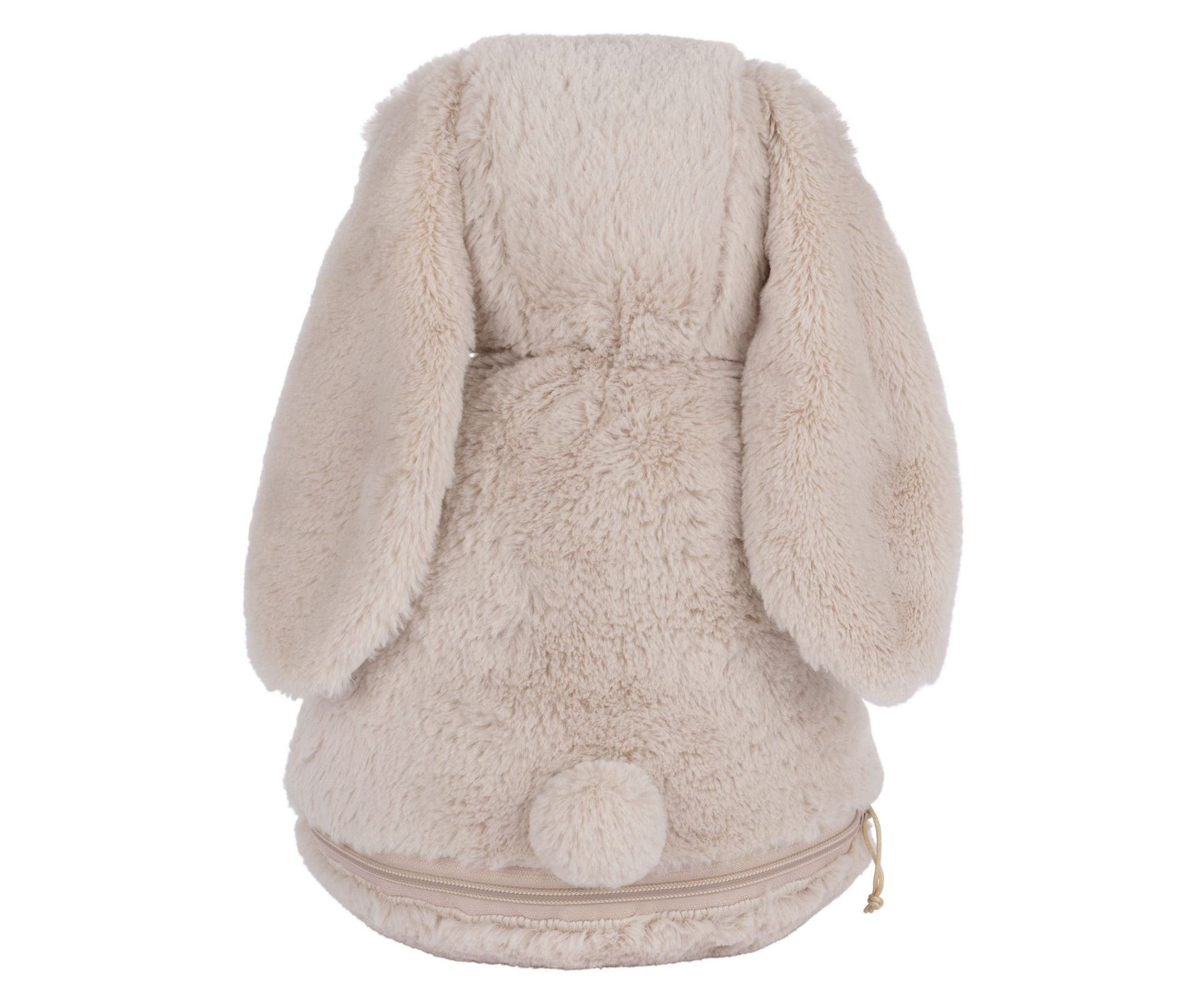 Peluche Lapin Avec Ouverture Zippée - Light Brown