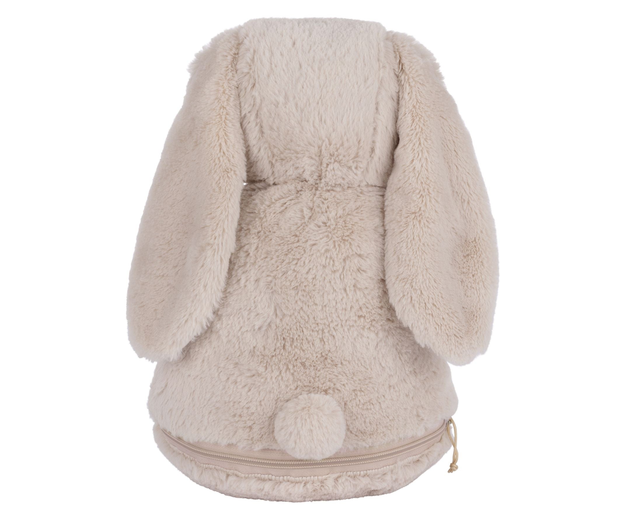 Peluche Lapin Avec Ouverture Zippée - Light Brown