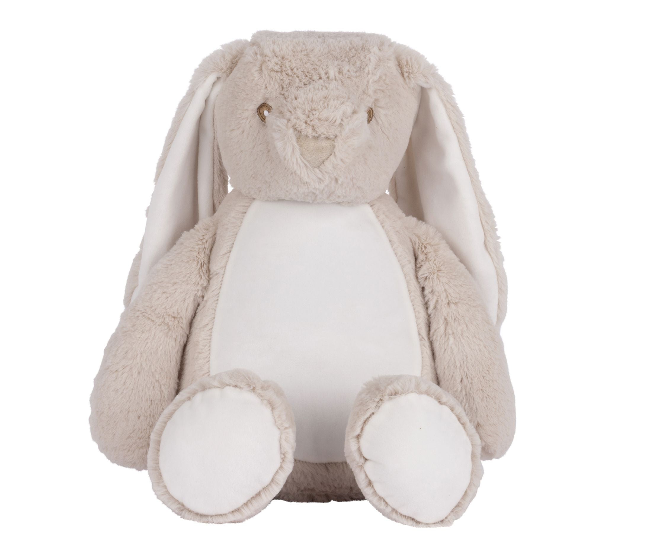 Peluche Lapin Avec Ouverture Zippée - Light Brown