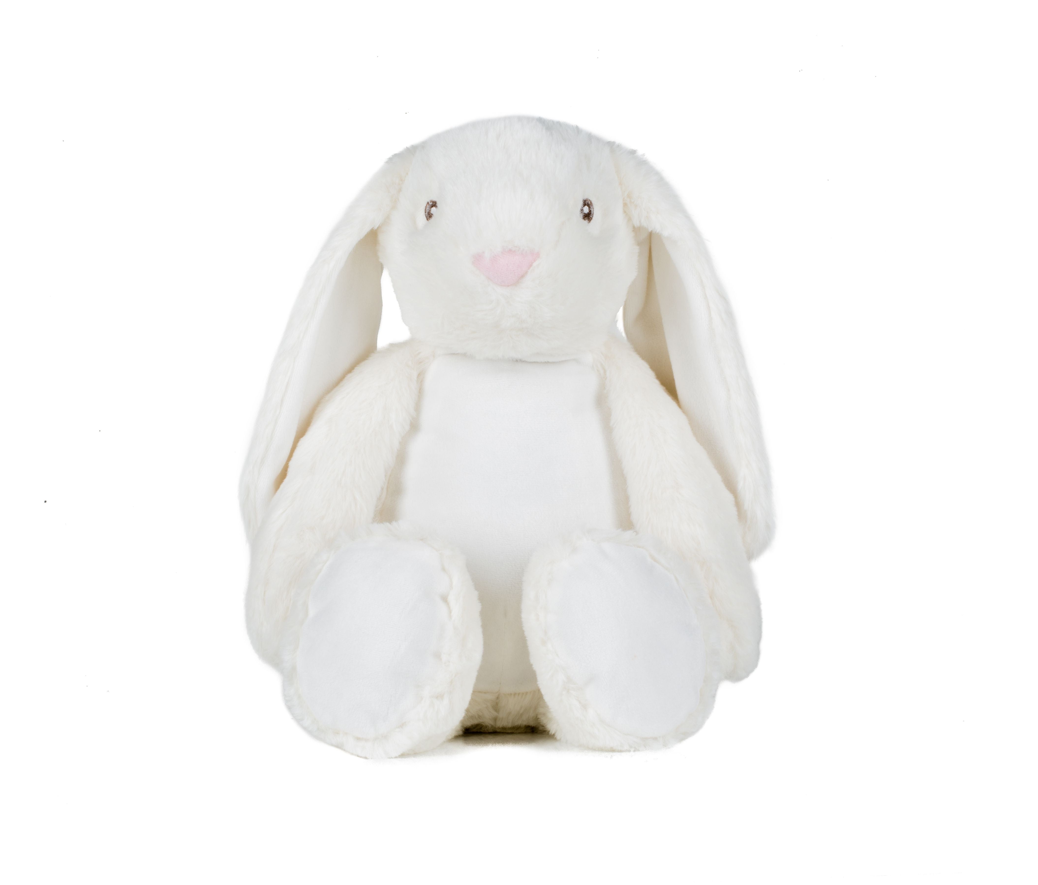 Peluche Lapin Avec Ouverture Zippée - Cream