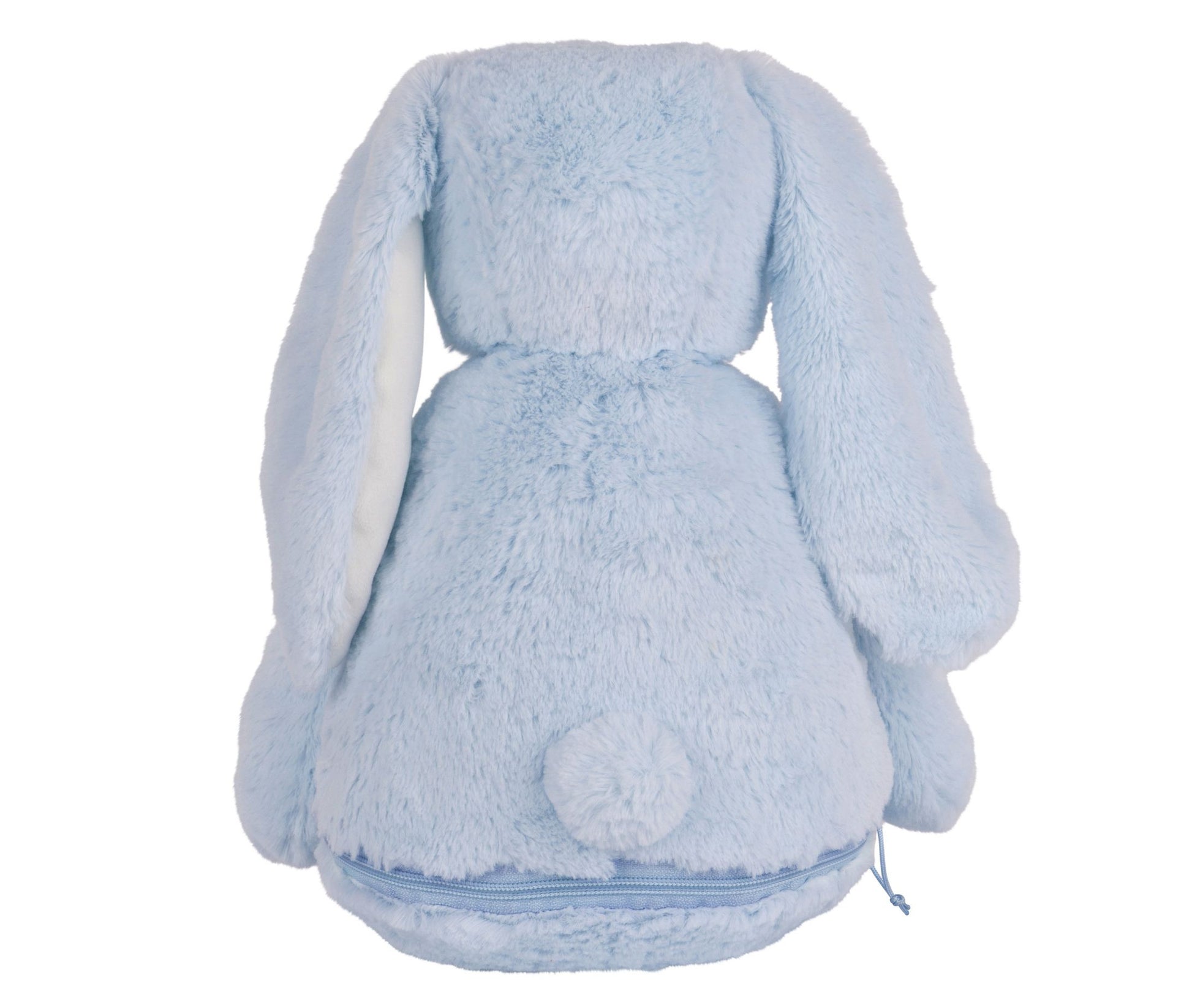 Peluche Lapin Avec Ouverture Zippée - Blue