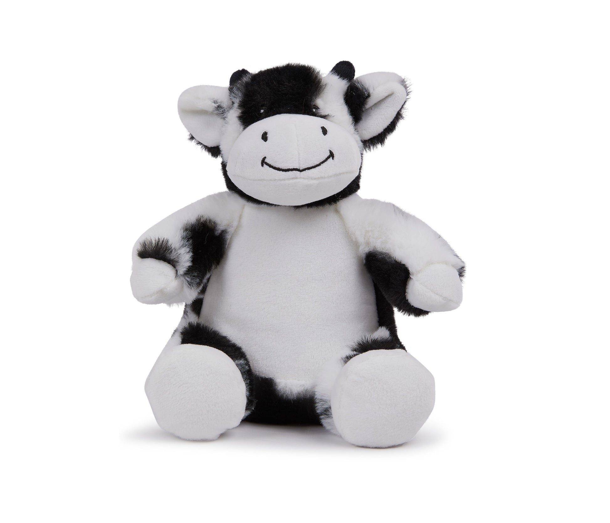 Peluche Version Mini - Black and White Cow / Black / White
