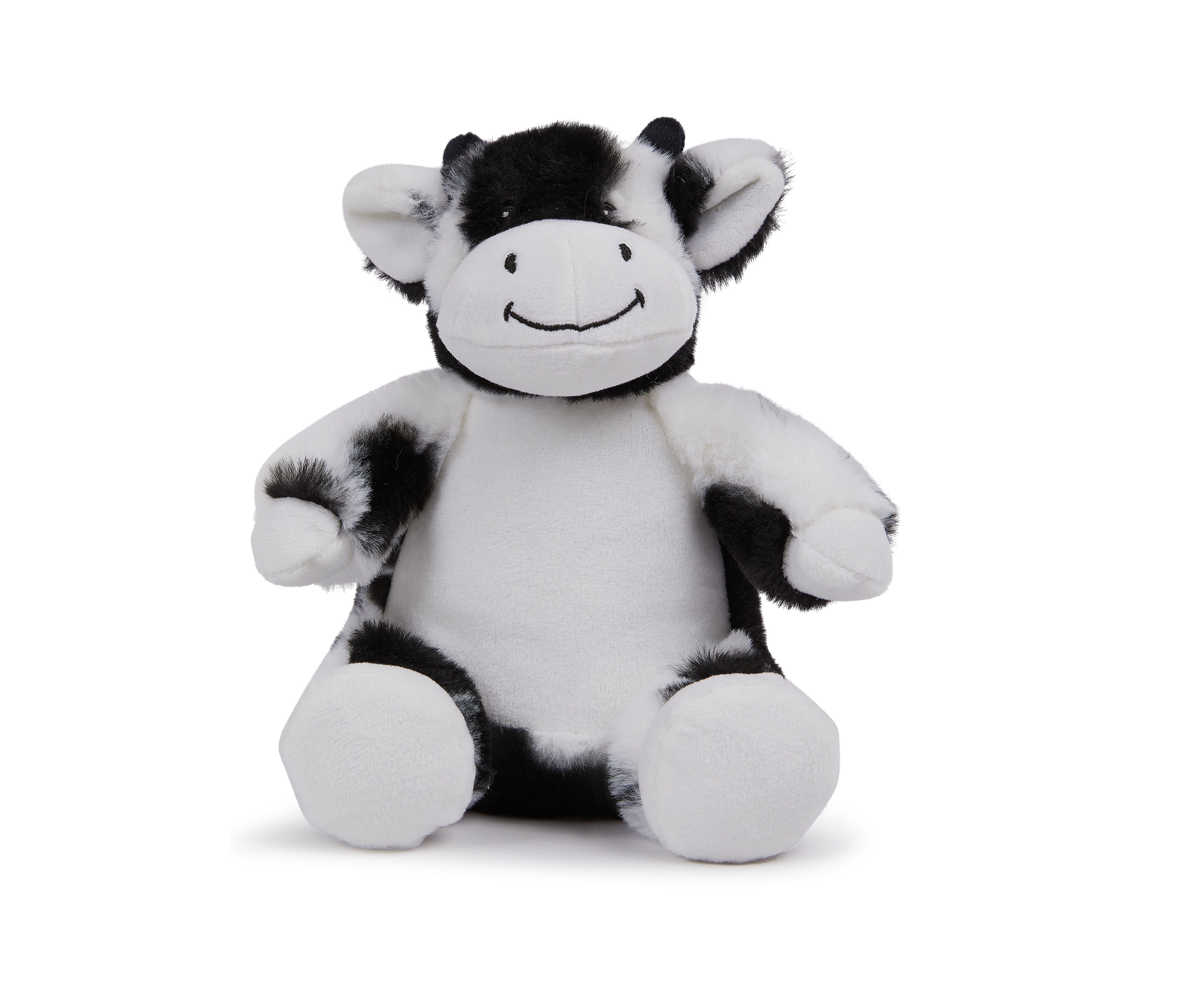 Peluche Version Mini - Black and White Cow / Black / White