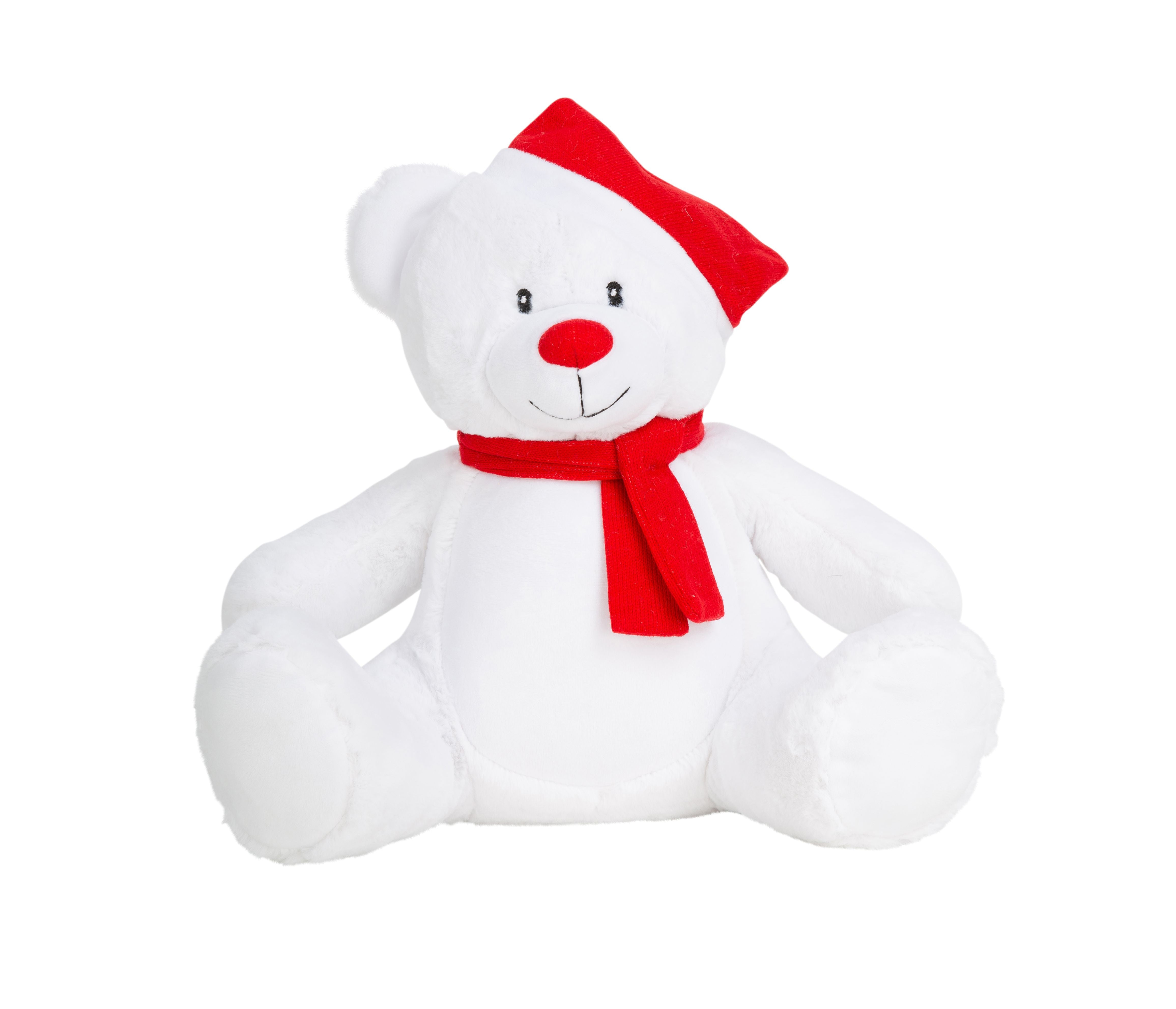 Ours de Noël - White / Red