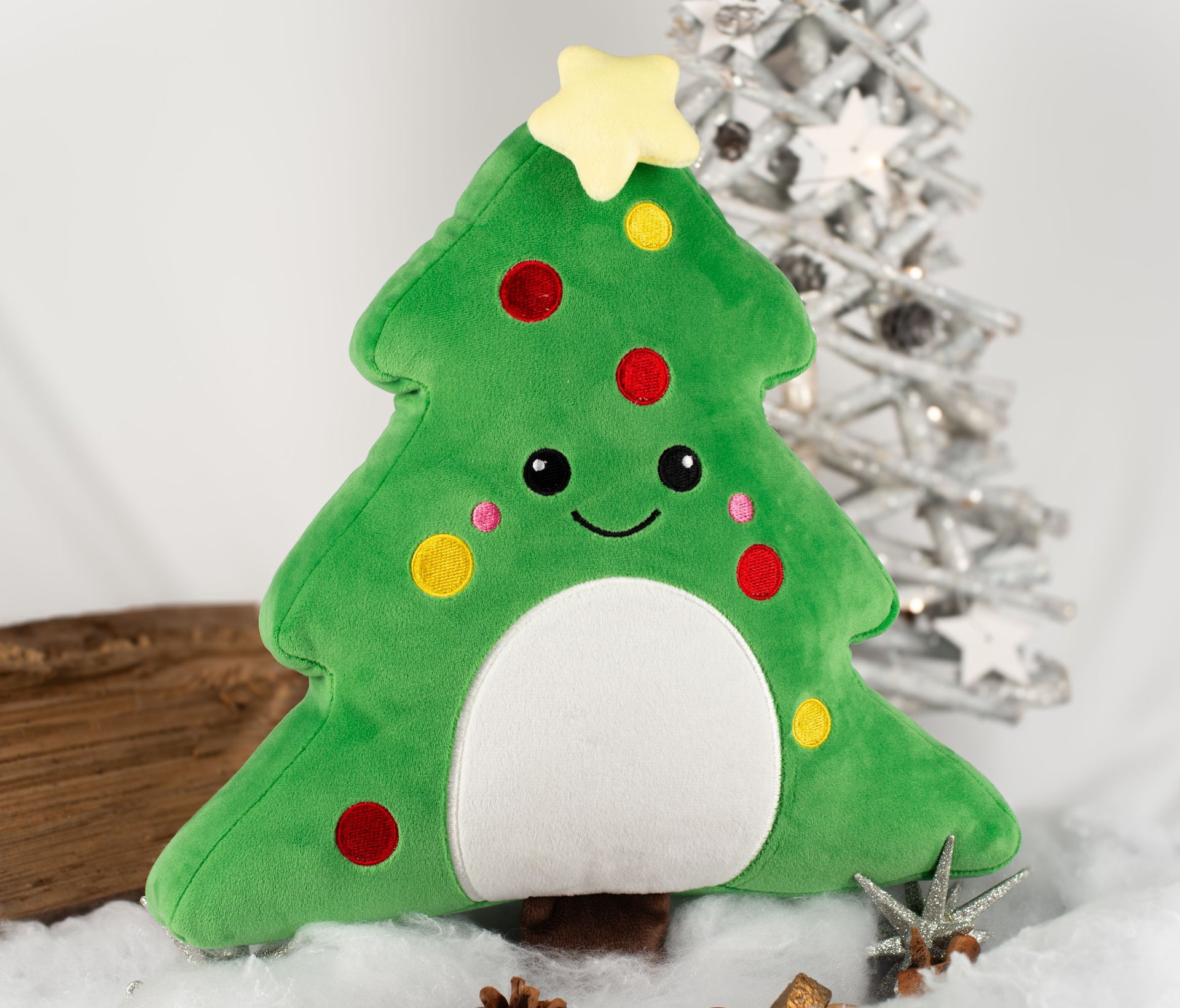 Sapin de noël en peluche