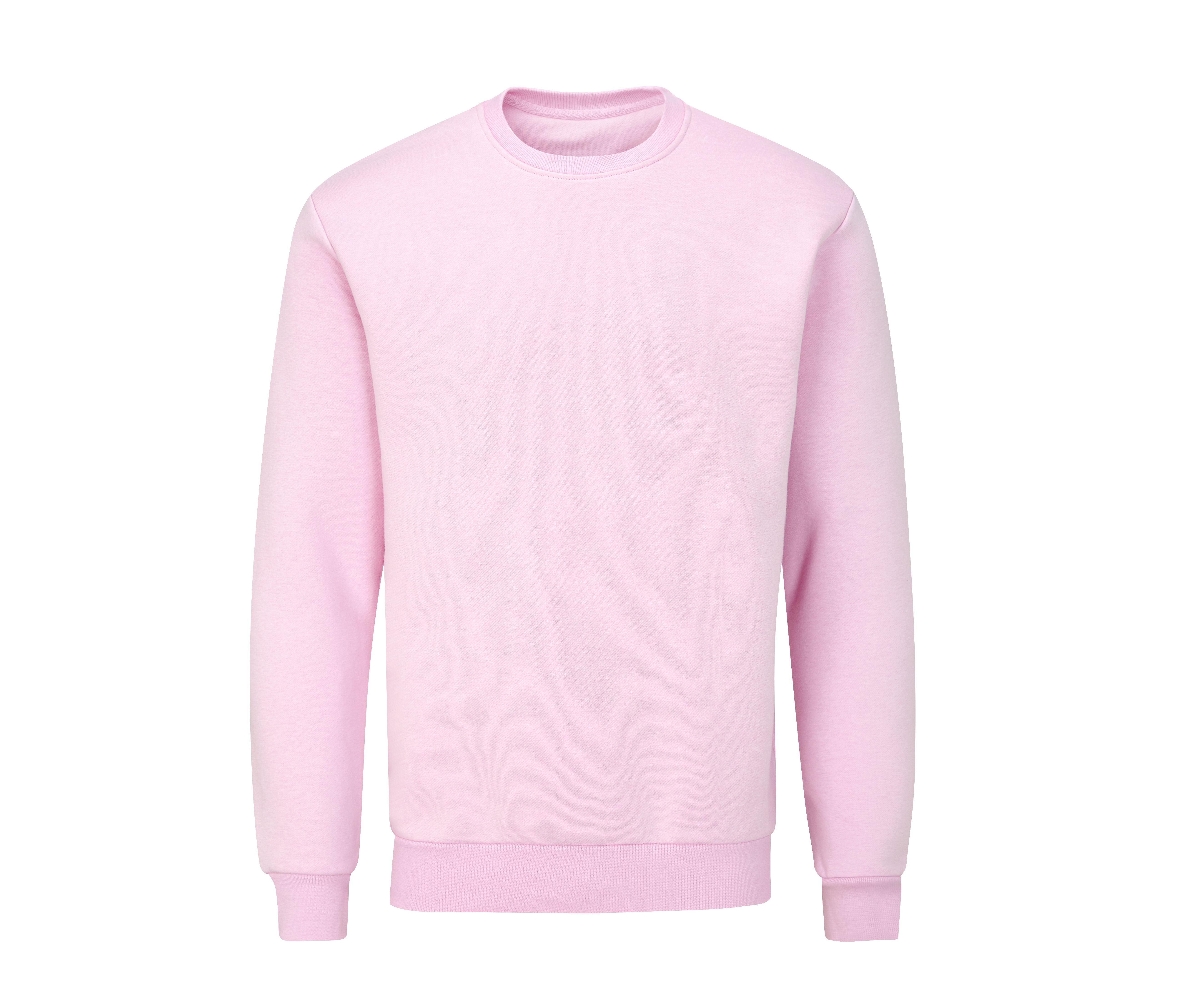 Sweat Col Rond 280 Écoresponsable - Soft Pink