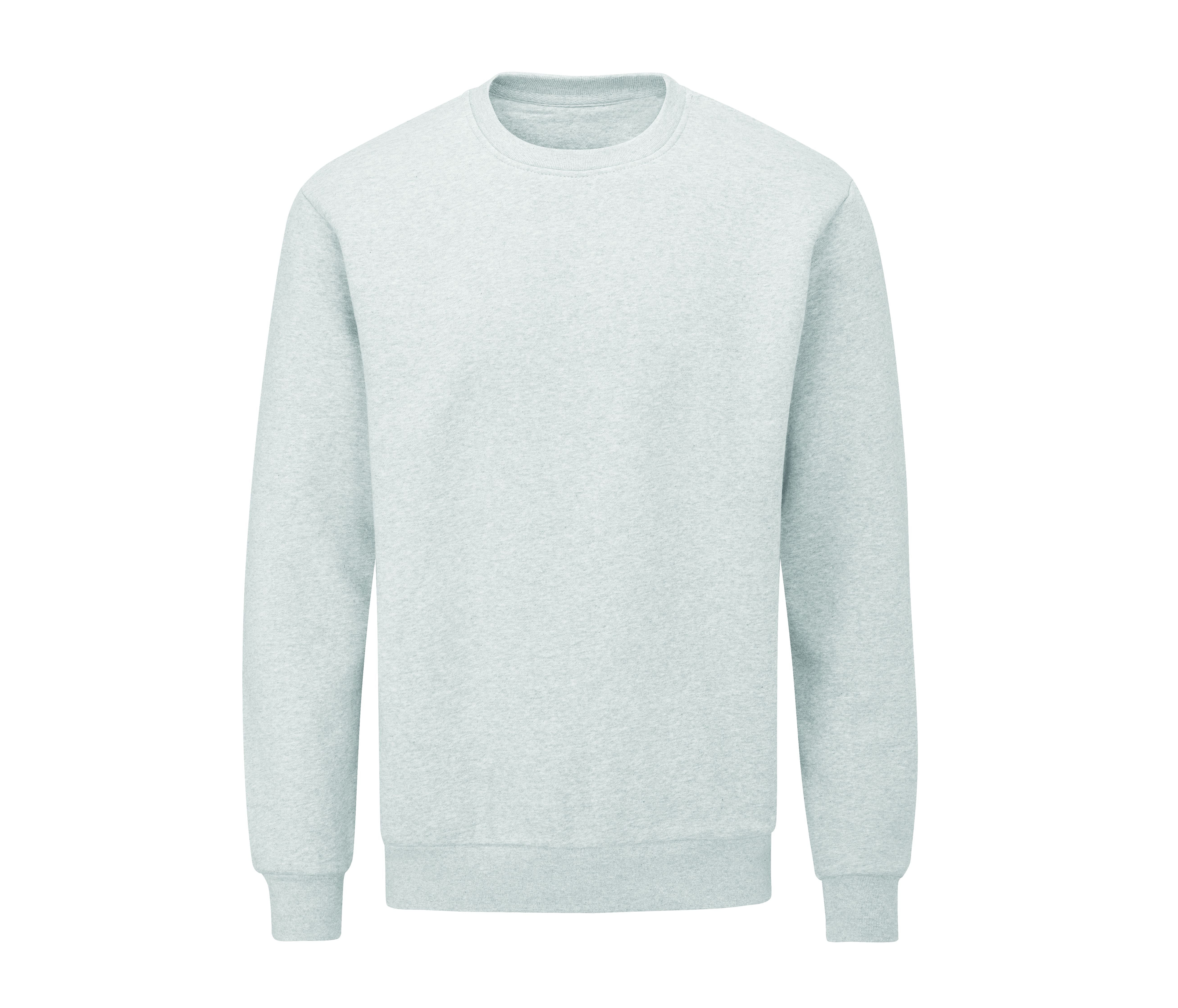 Sweat Col Rond 280 Écoresponsable - Heather Grey Melange