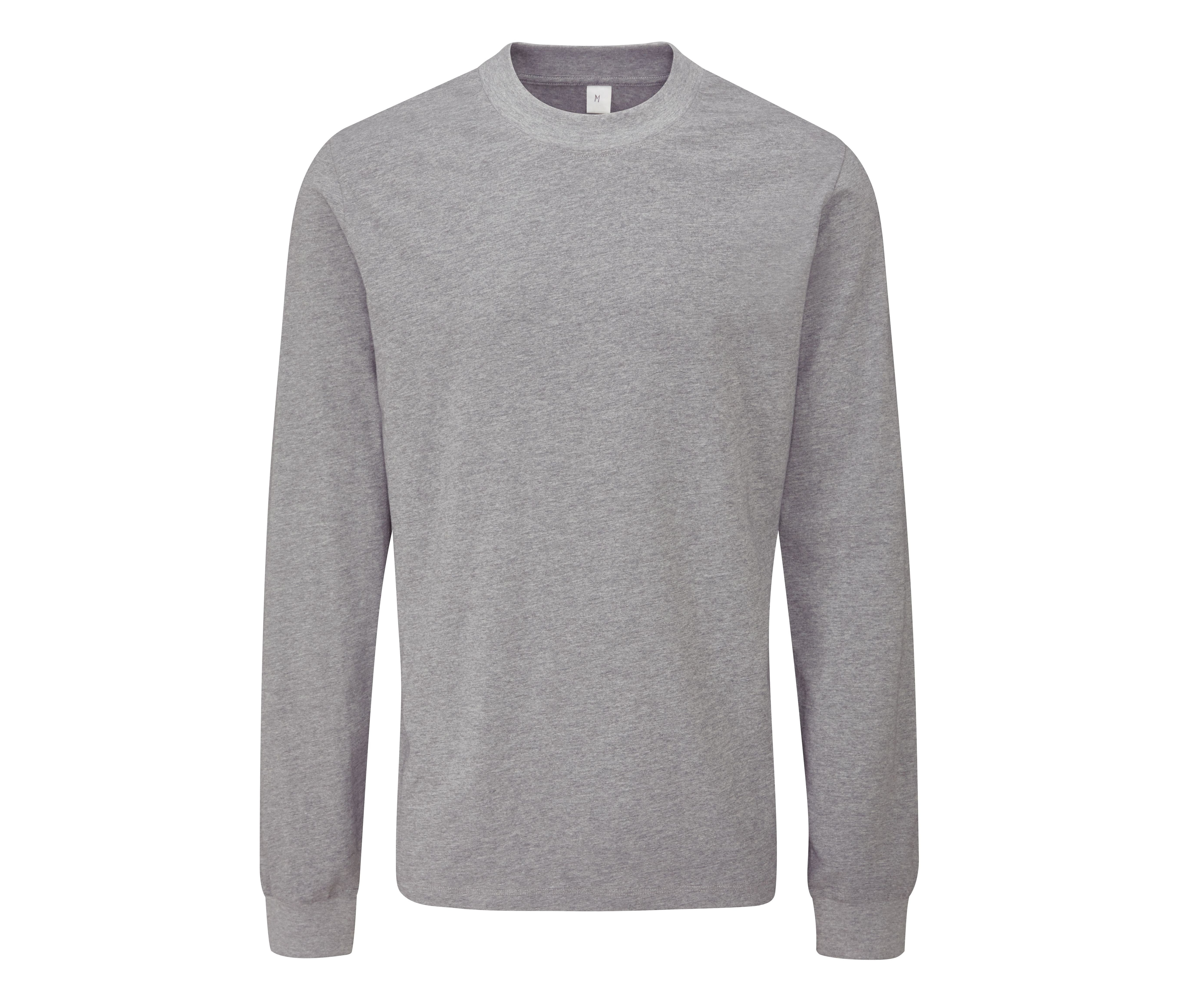 Tee-Shirt Manches Longues Unisexe - Heather Grey Melange