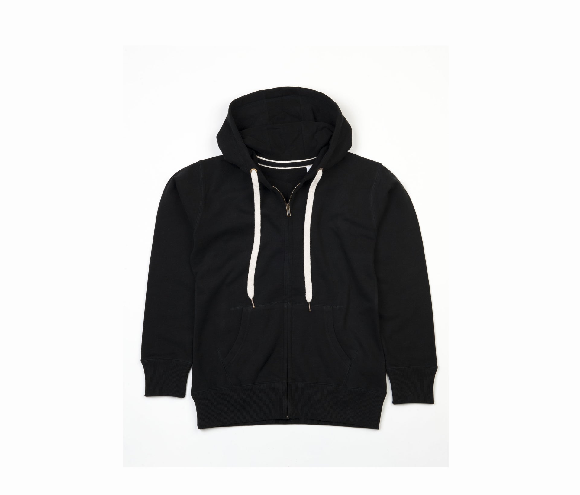 Sweat Capuche Zippé Premium Homme - Black