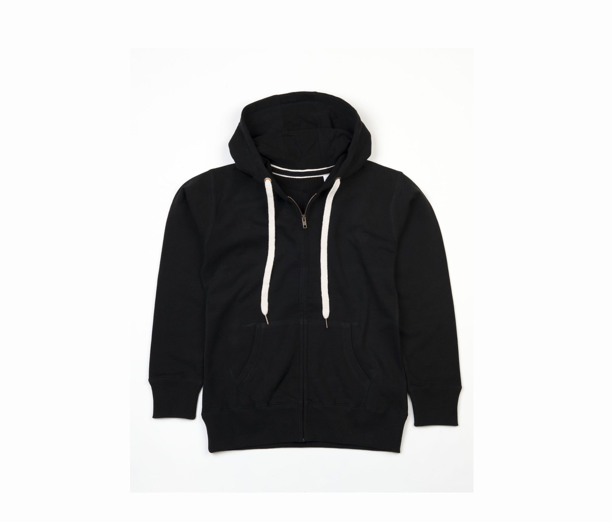Sweat Capuche Zippé Premium Homme - Black