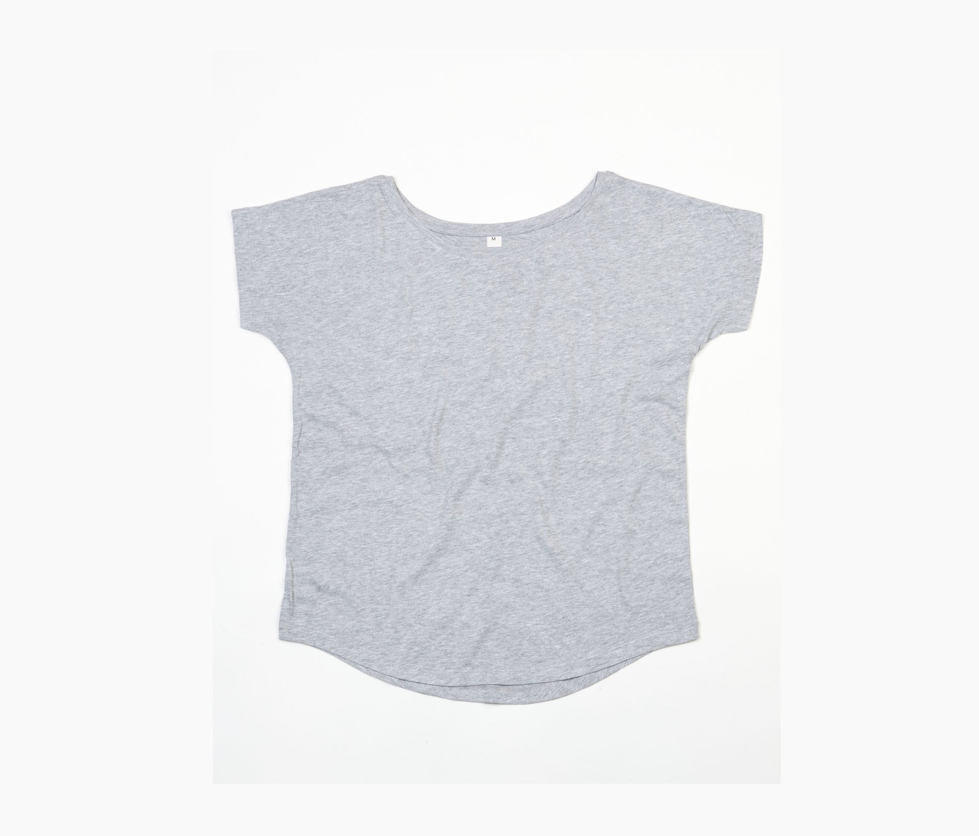 Tee-Shirt Femme Coupe Ample - Heather Grey Melange