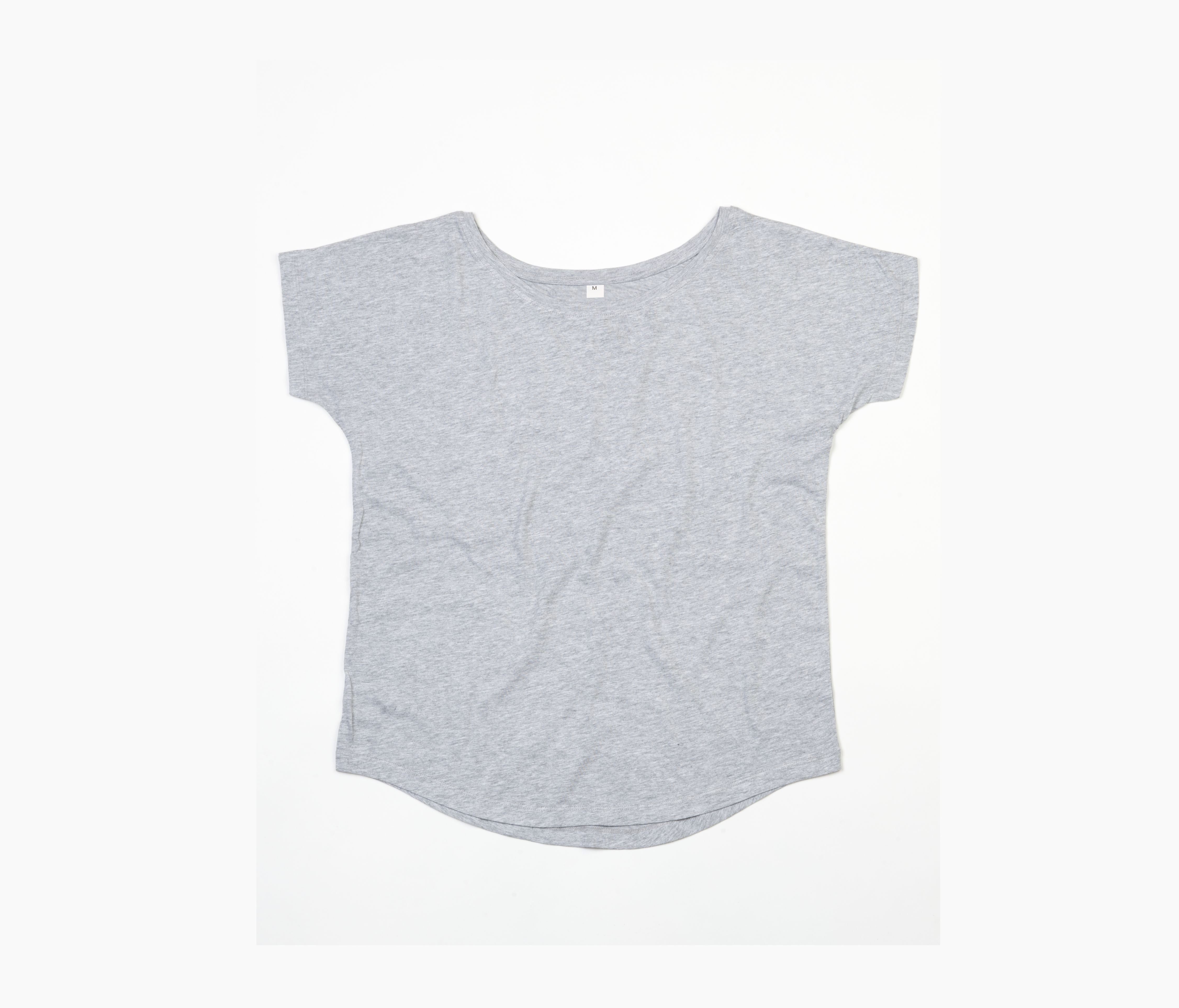 Tee-Shirt Femme Coupe Ample - Heather Grey Melange
