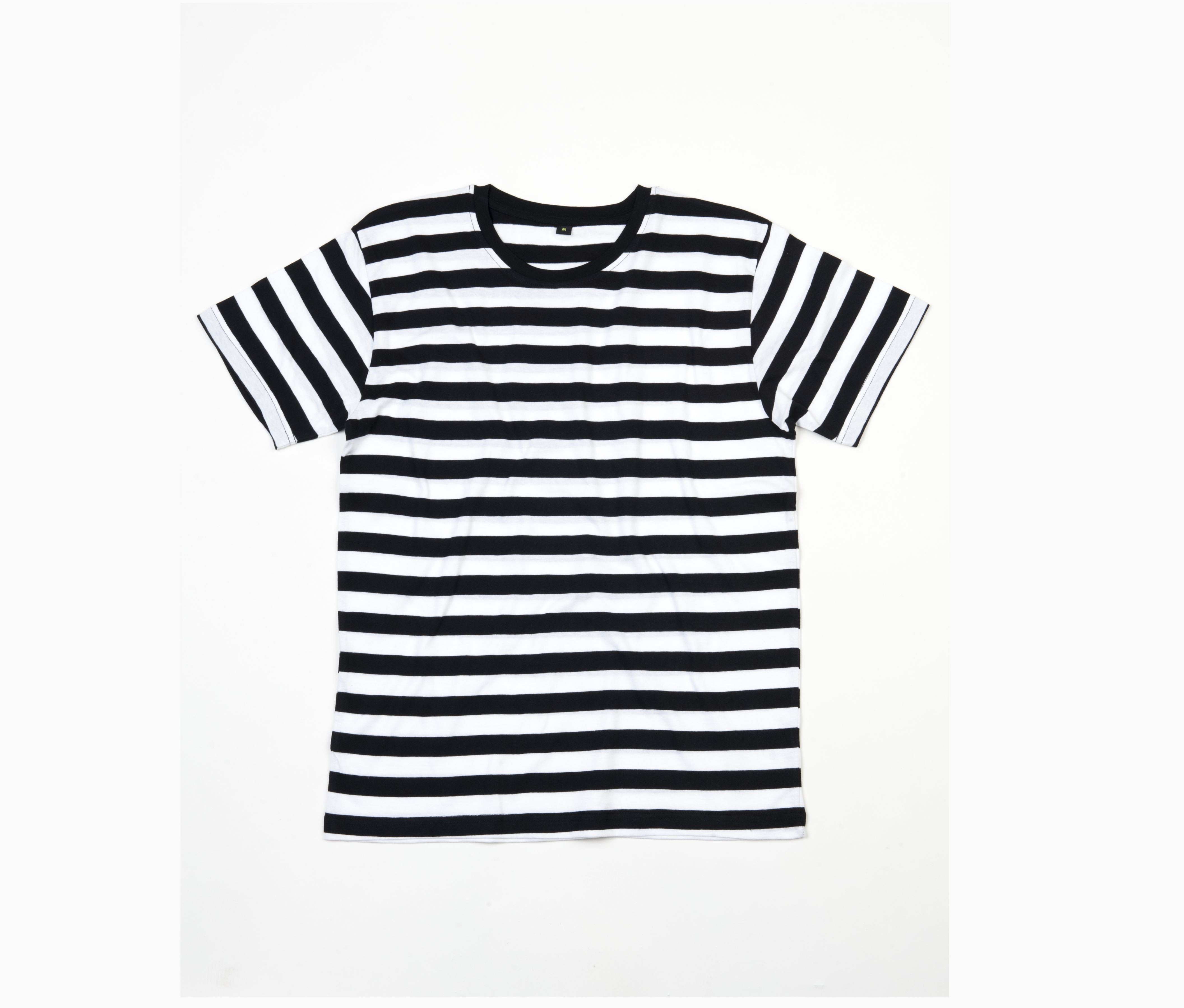 Tee-Shirt Rayé Homme - Black / White