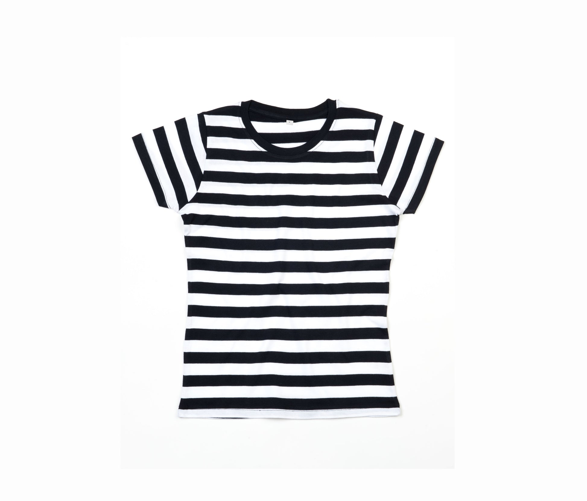 Tee-Shirt Rayé Femme - Black / White