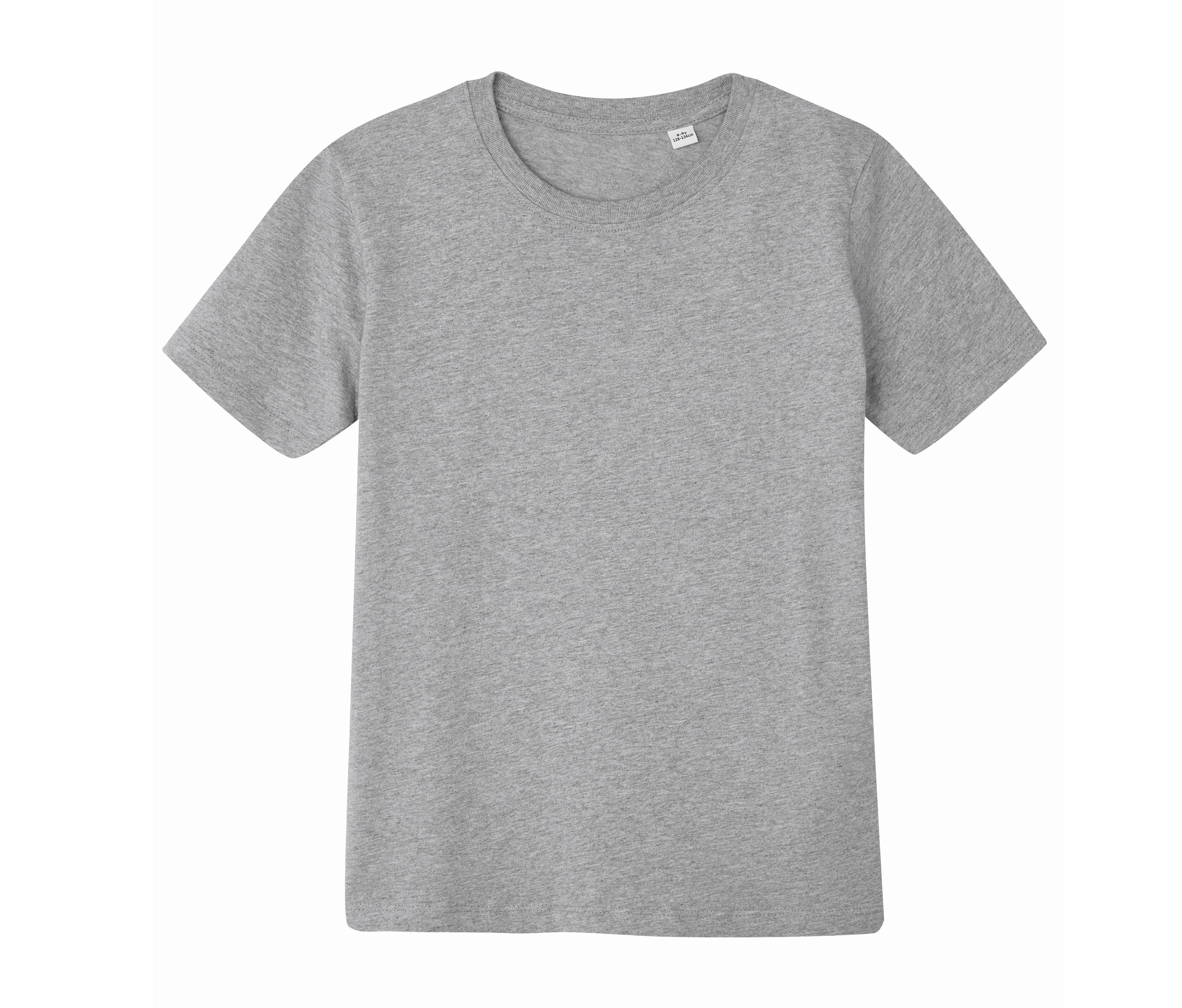 Tee-Shirt Col Rond 160 - Heather Grey Melange