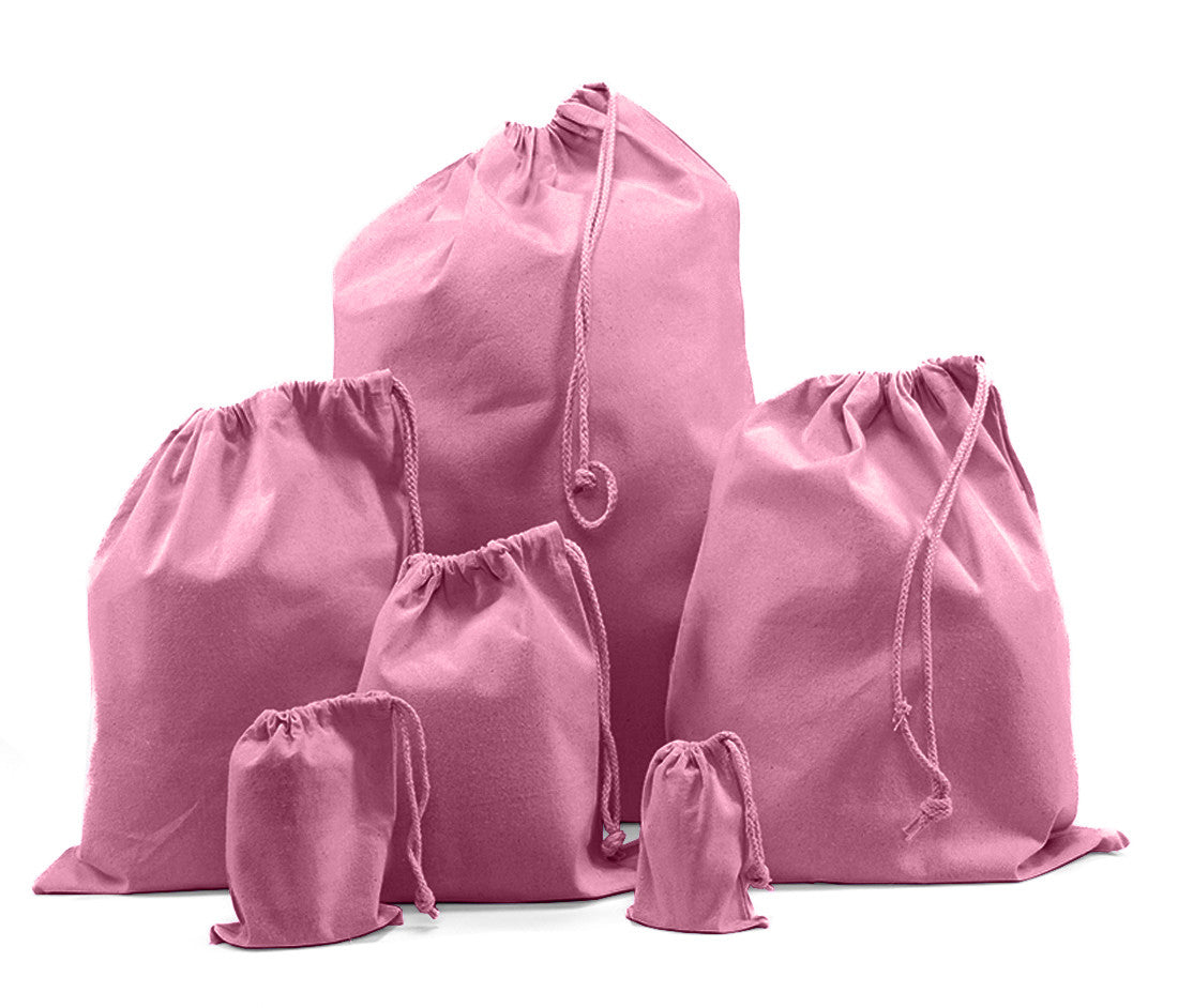 Petits Sacs en Coton Recyclé - Heather Fuchsia