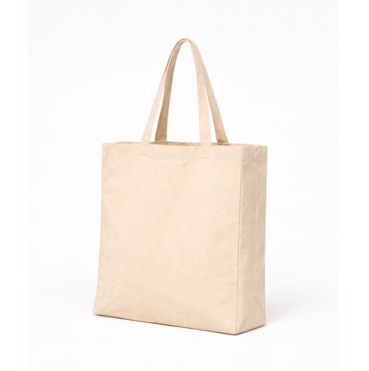 Sac Shopping Épais Avec Soufflet - Natural