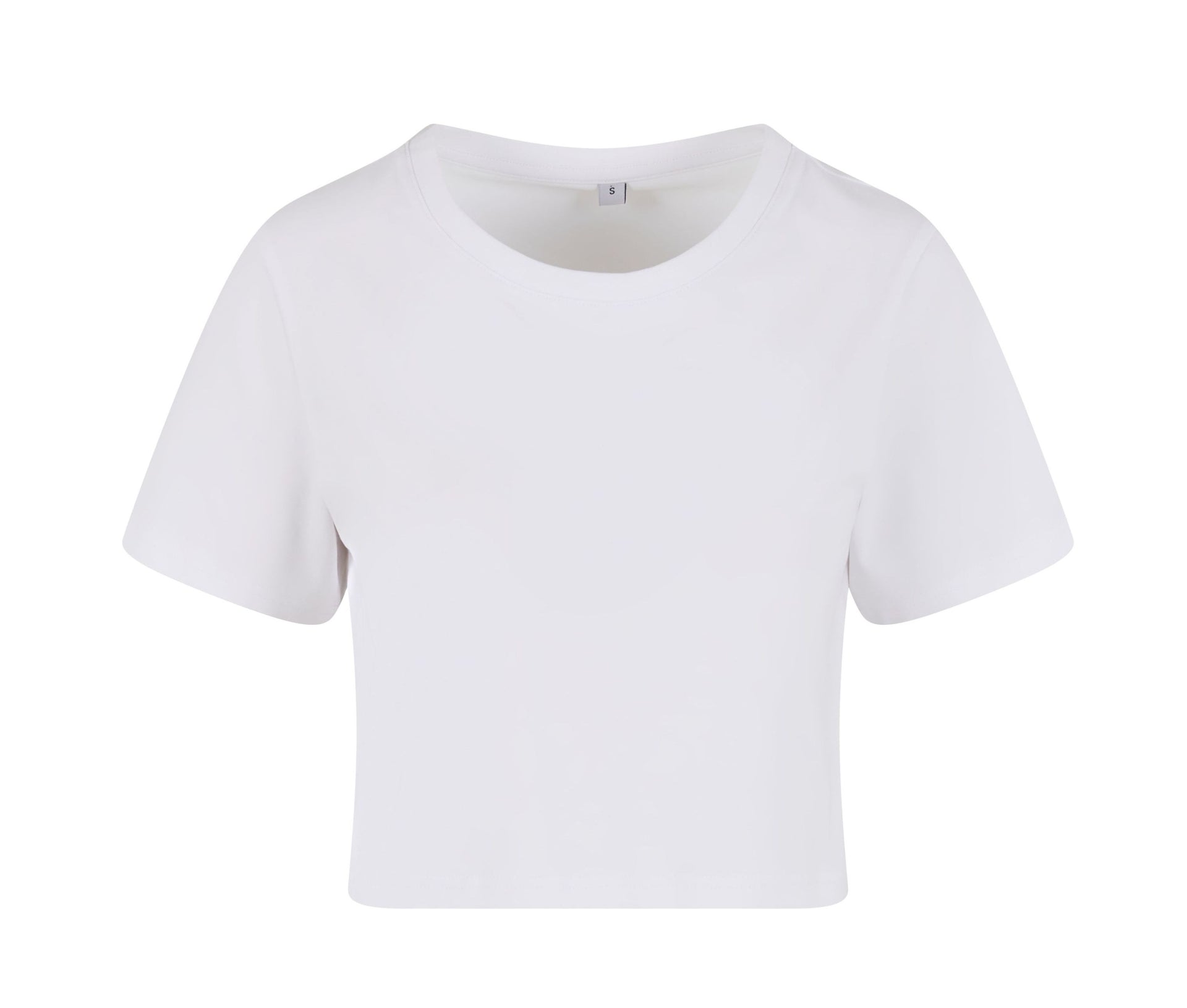 Tee-Shirt Femme "cropped" - White