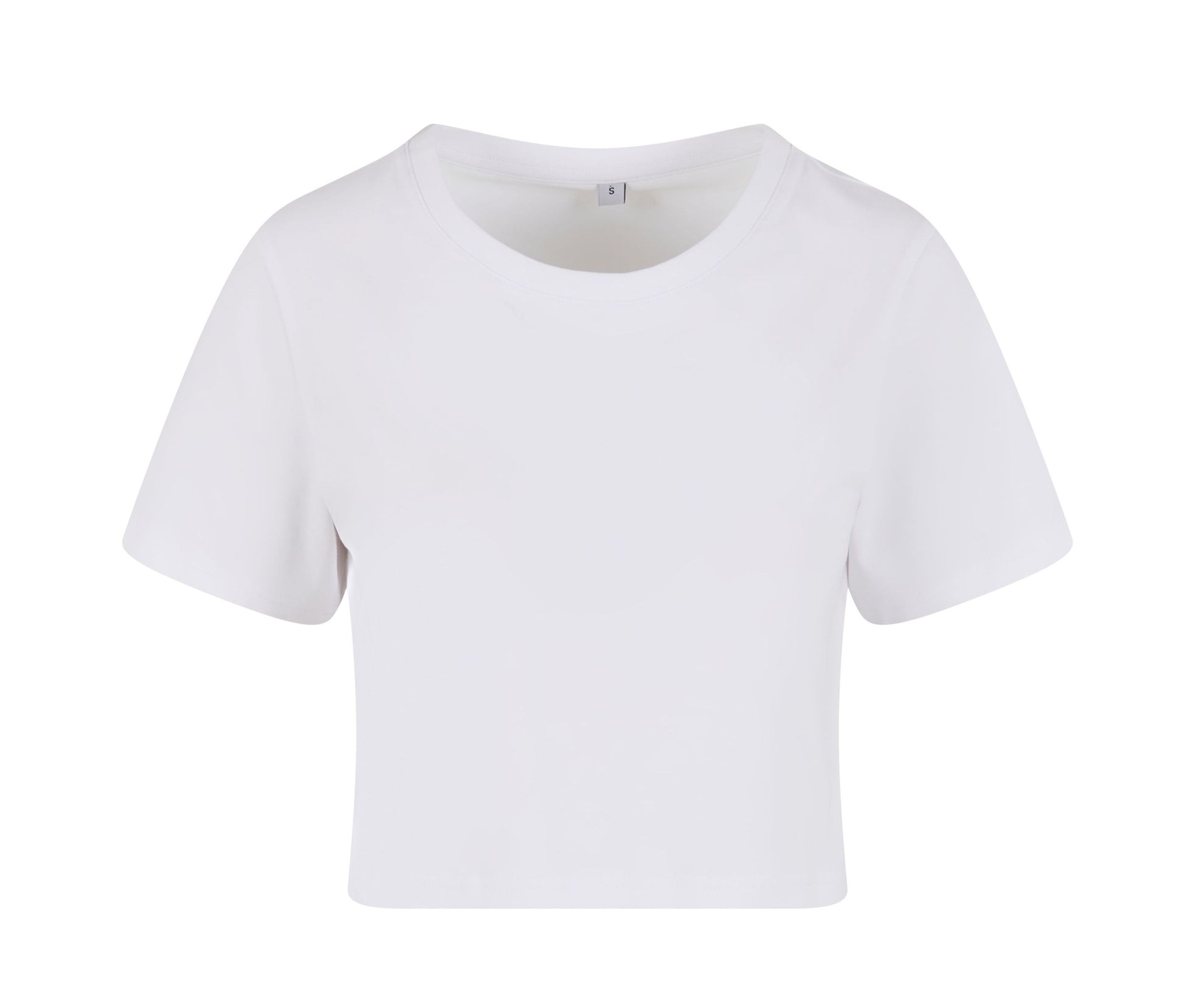 Tee-Shirt Femme "cropped" - White