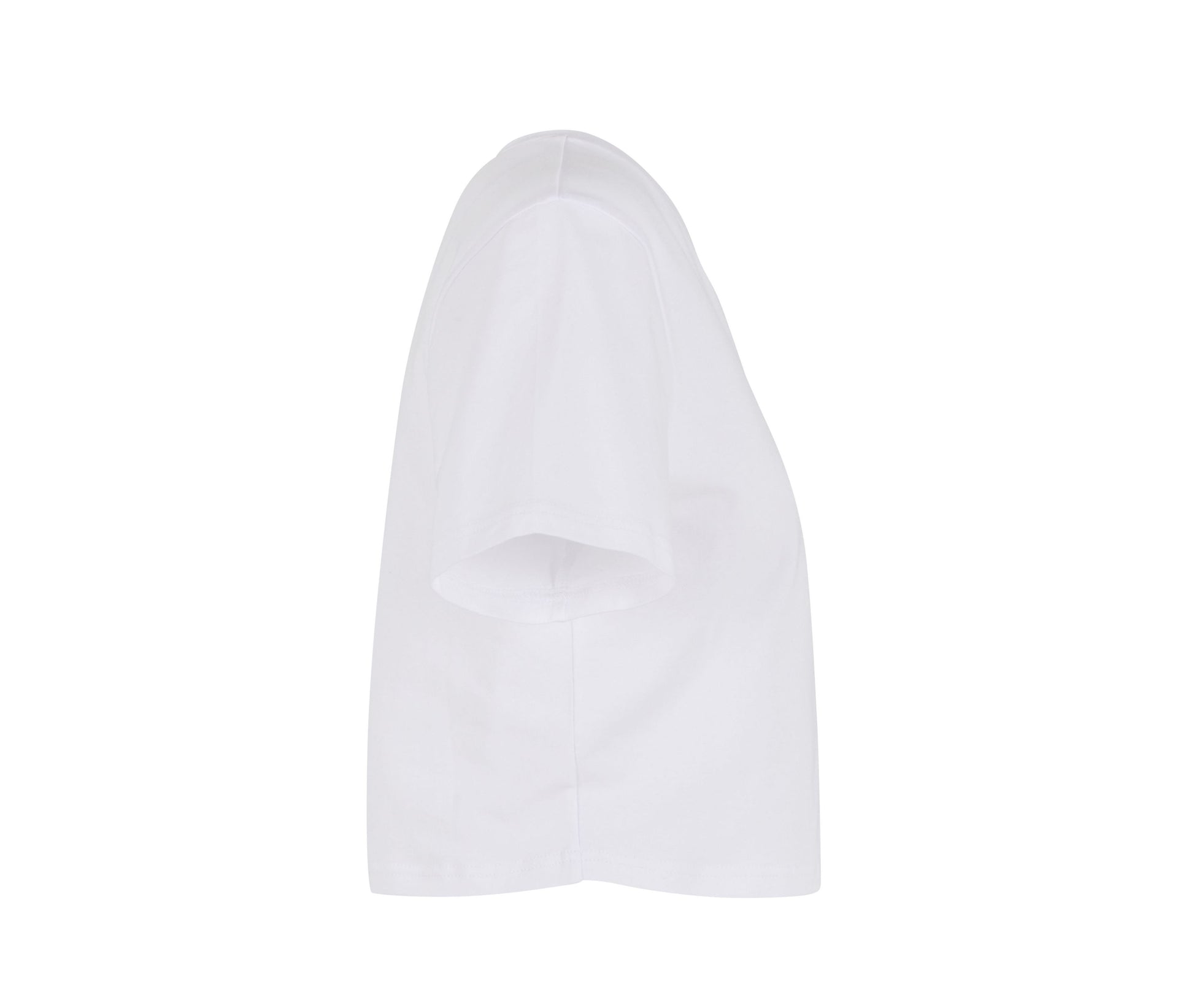 Tee-Shirt Femme "cropped" - White