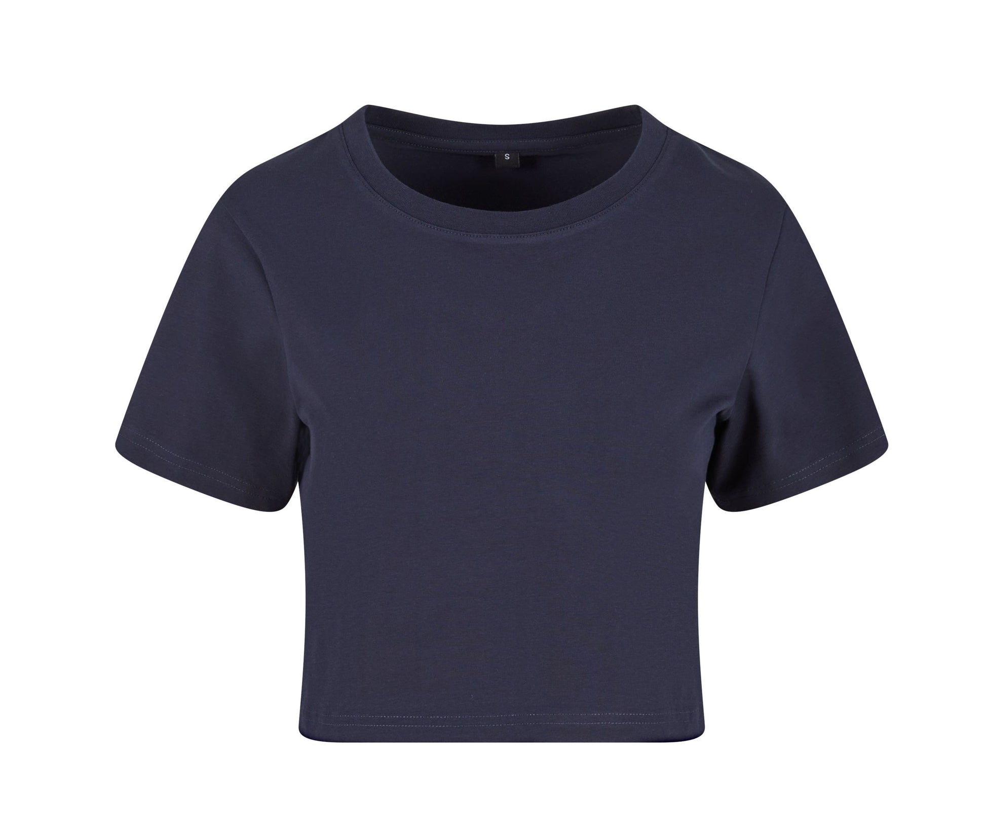 Tee-Shirt Femme "cropped" - Navy