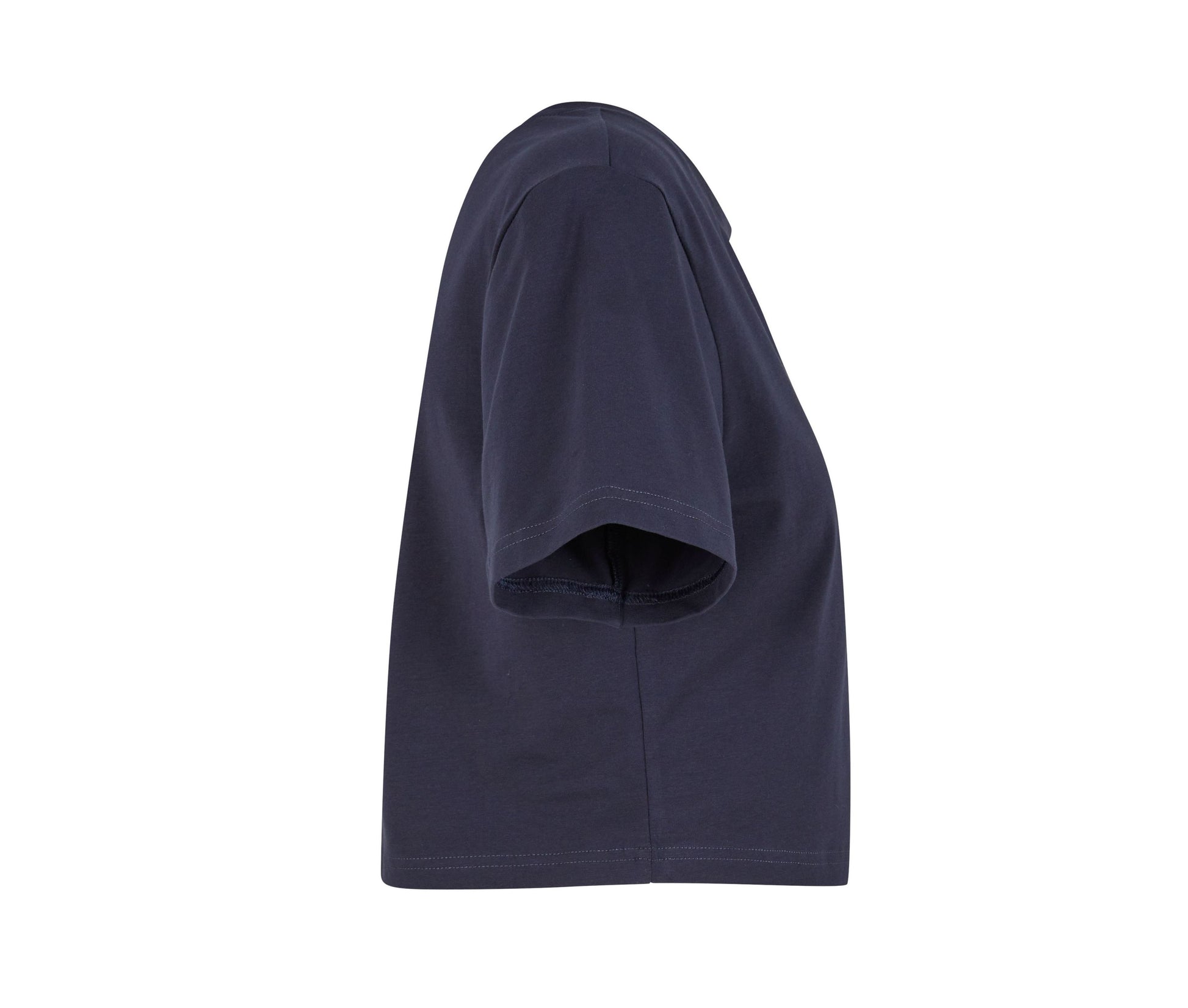 Tee-Shirt Femme "cropped" - Navy