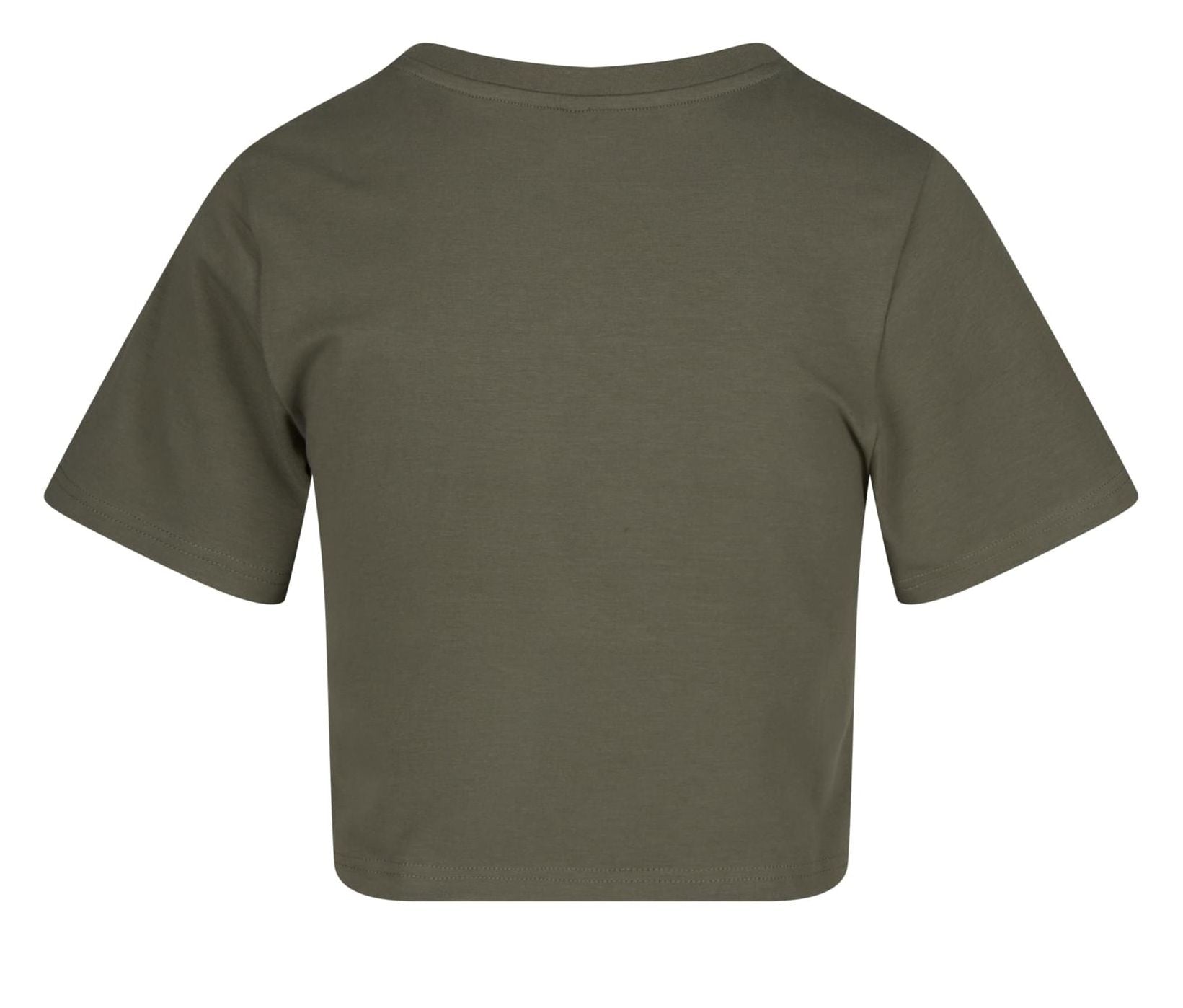 Tee-Shirt Femme "cropped" - Olive