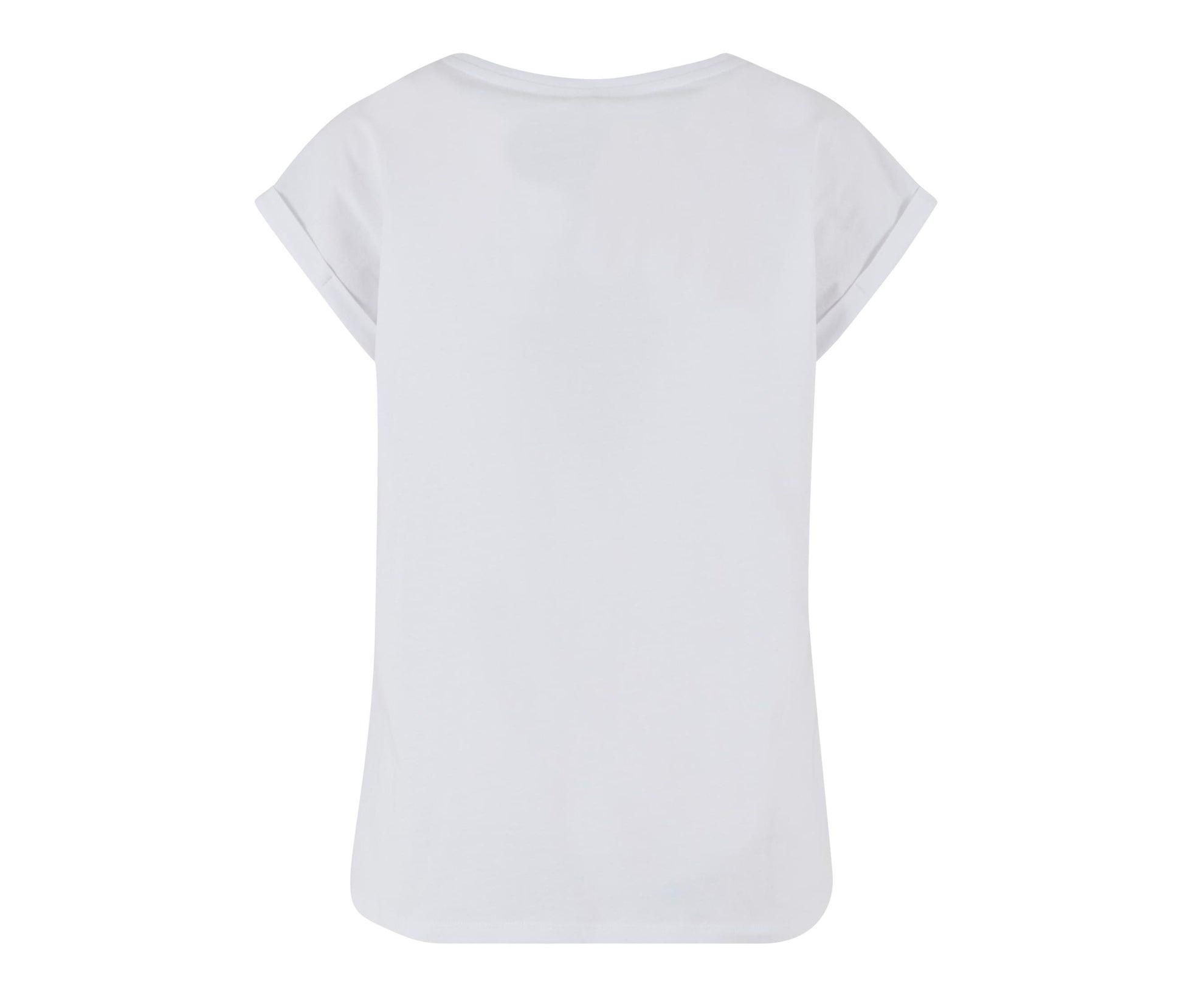 Ladies Regular Extended Shoulder Tee - White