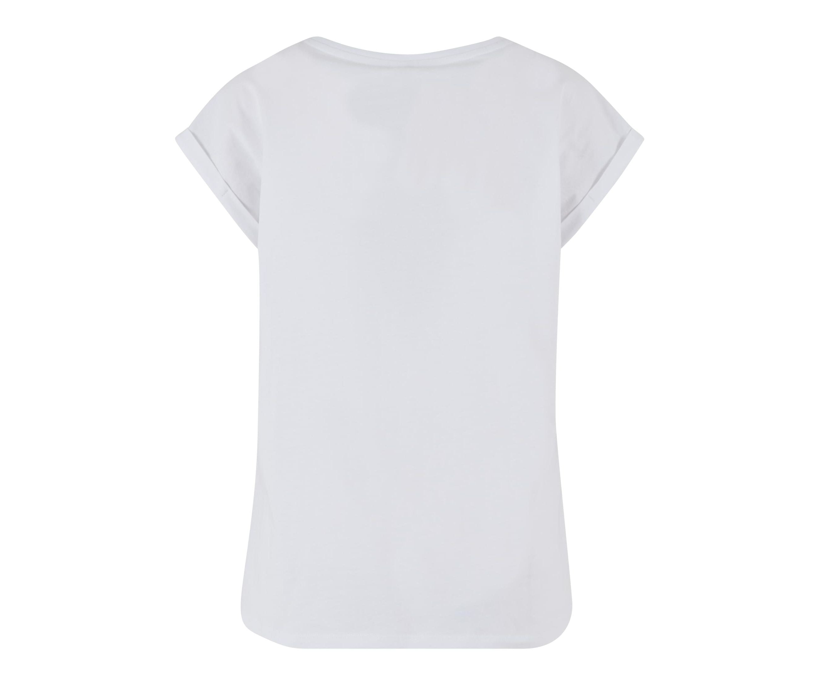 Ladies Regular Extended Shoulder Tee - White