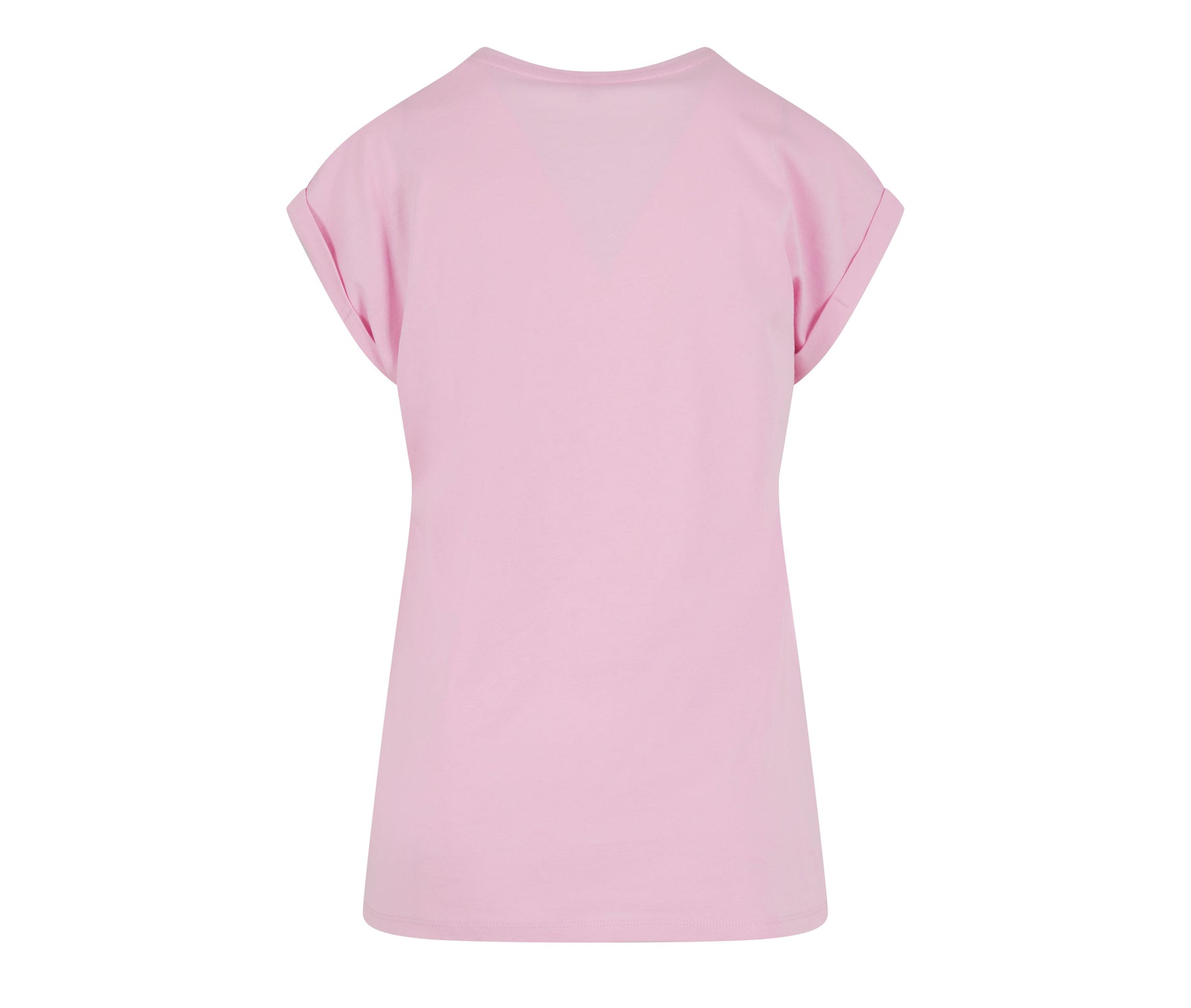 Ladies Regular Extended Shoulder Tee - Soft Pink