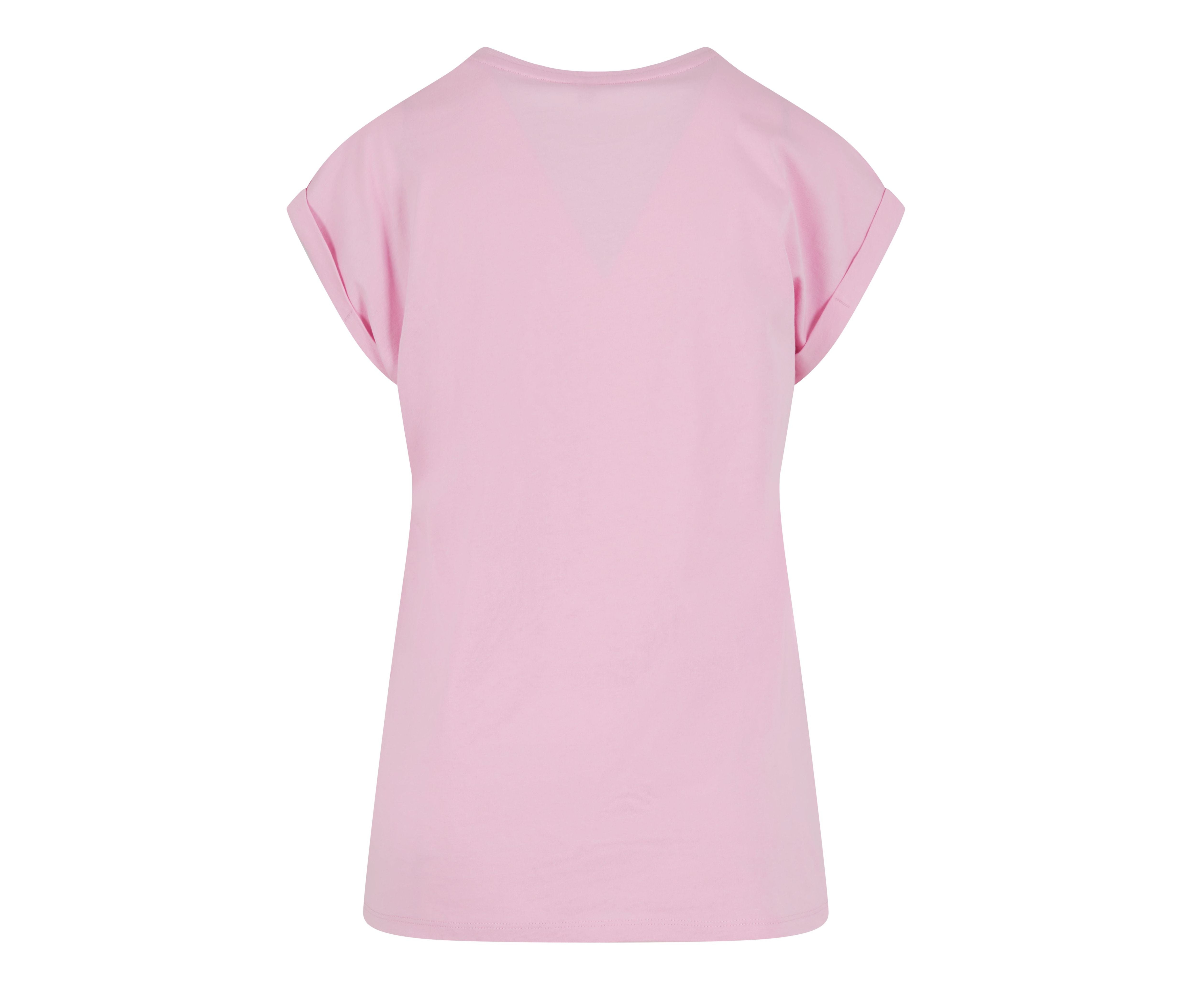 Ladies Regular Extended Shoulder Tee - Soft Pink