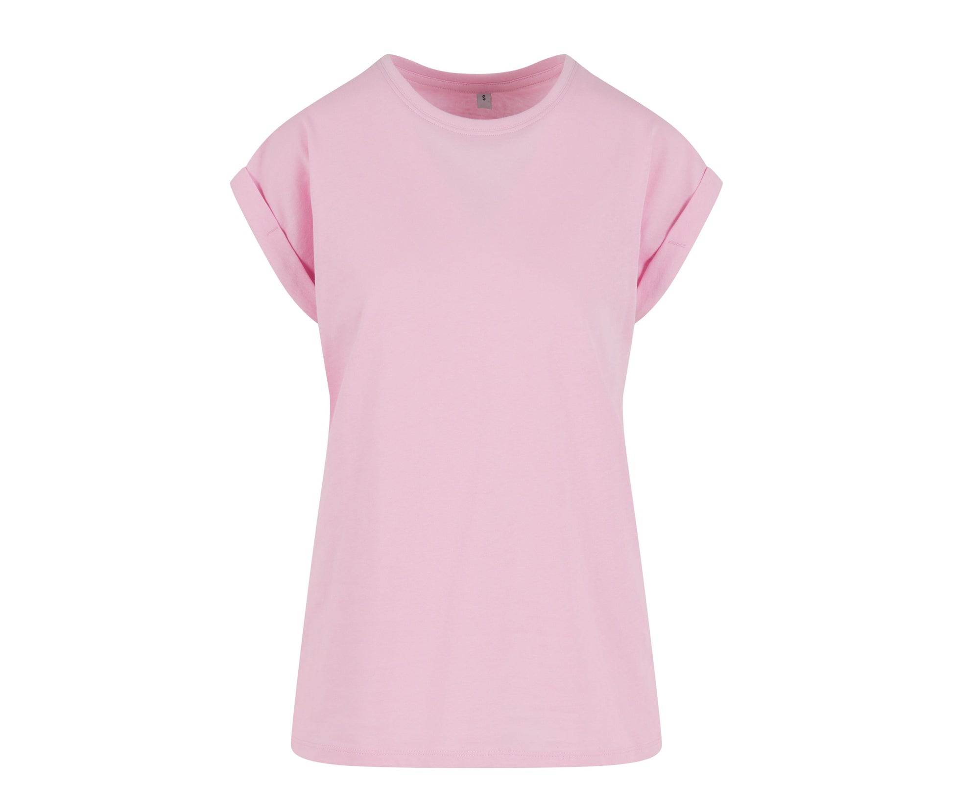Ladies Regular Extended Shoulder Tee - Soft Pink