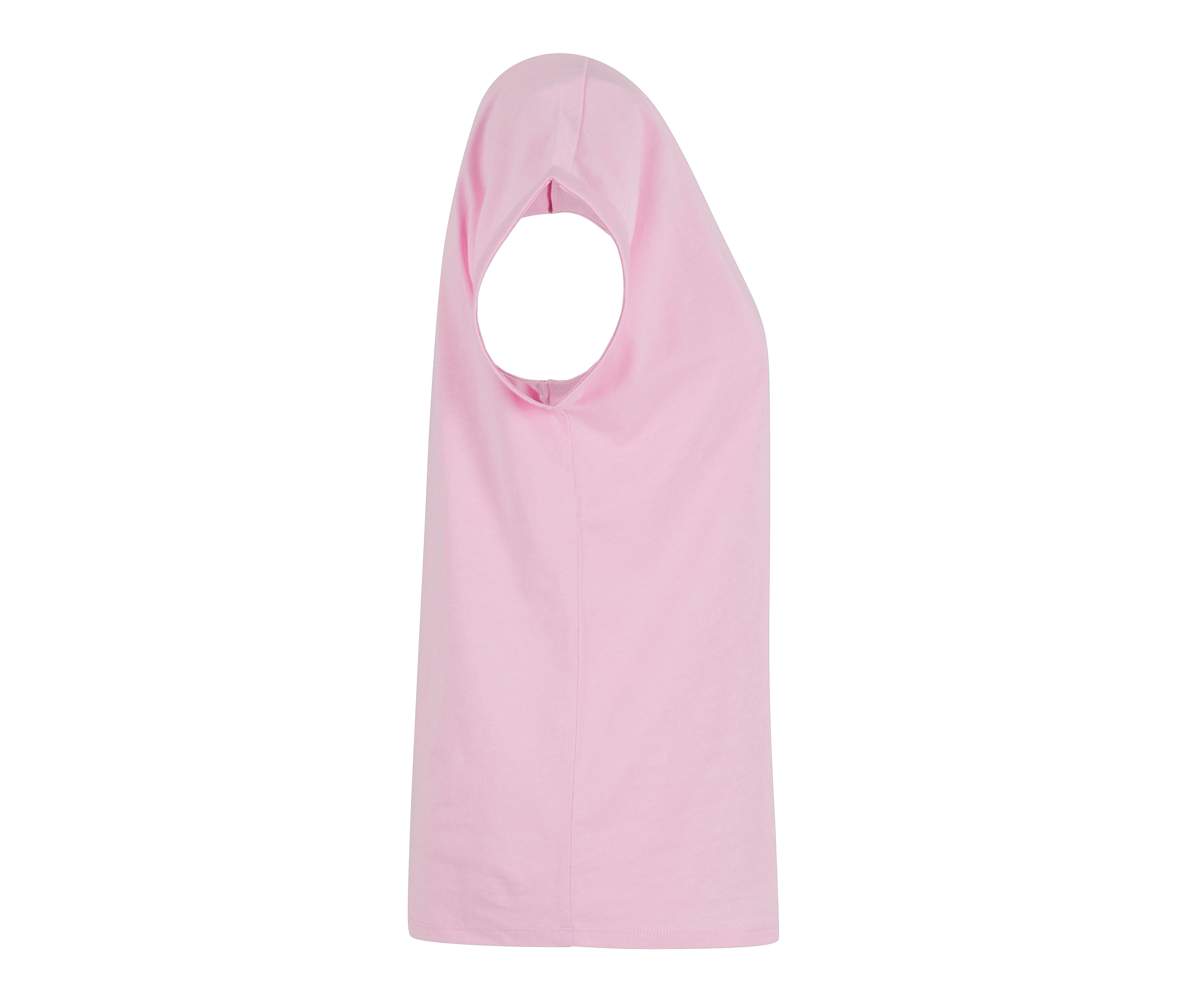 Ladies Regular Extended Shoulder Tee - Soft Pink