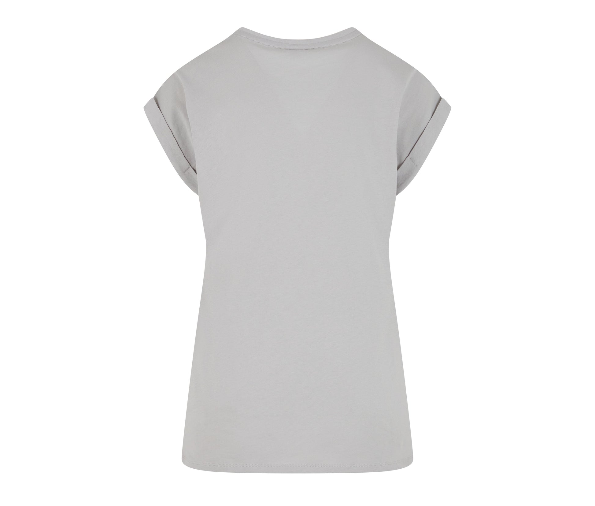 Ladies Regular Extended Shoulder Tee - Light Asphalt