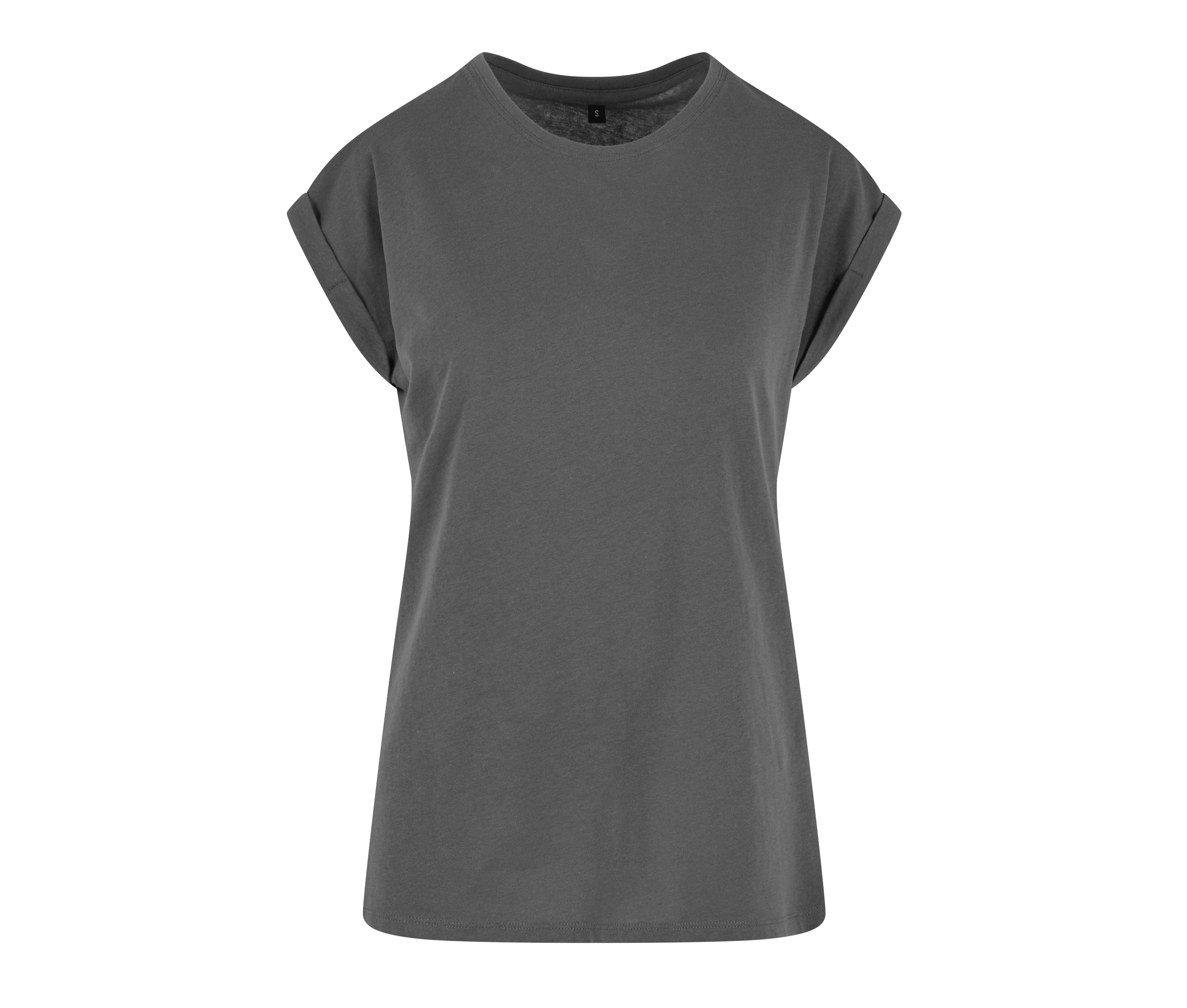 Ladies Regular Extended Shoulder Tee - Magnet