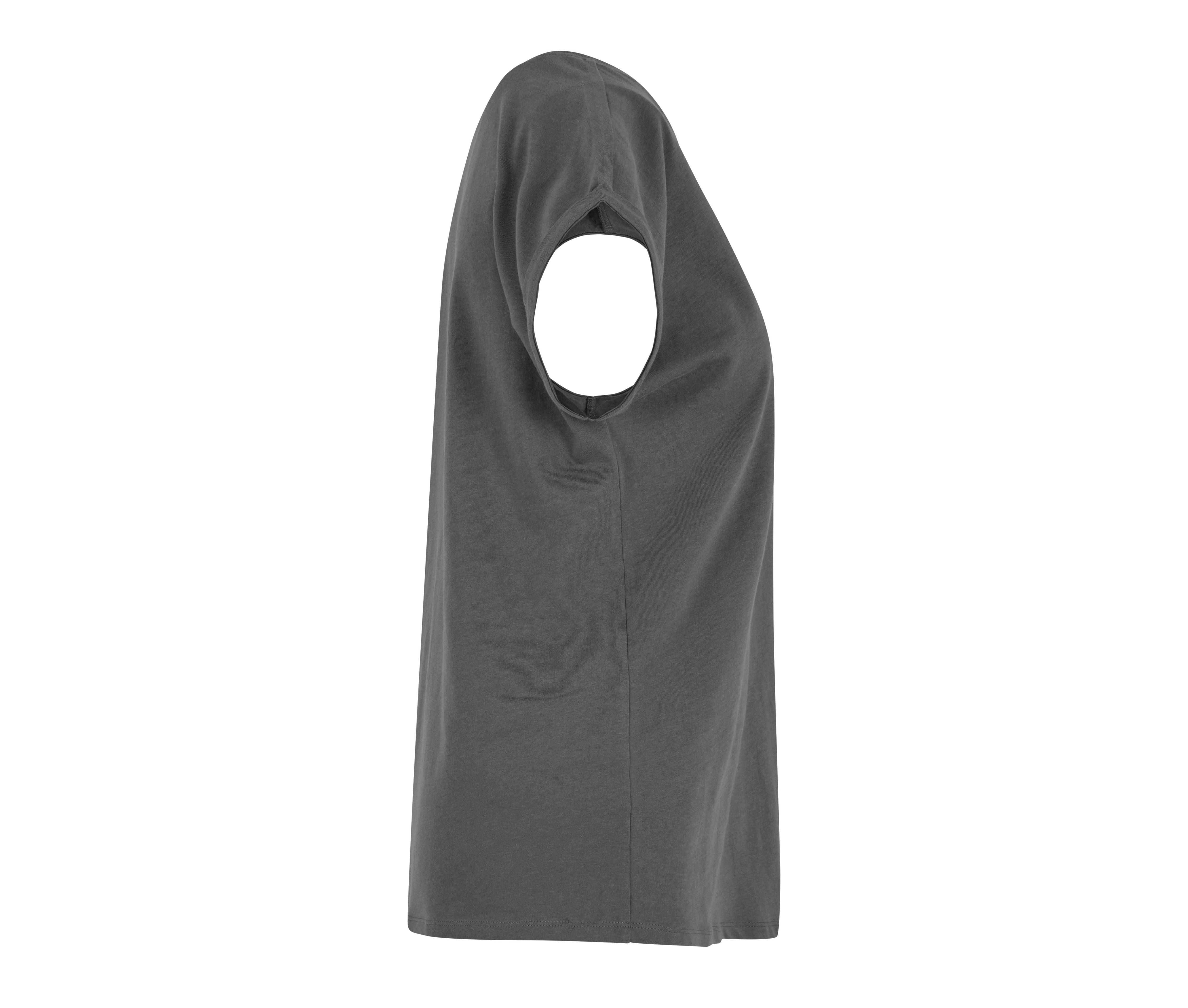 Ladies Regular Extended Shoulder Tee - Magnet