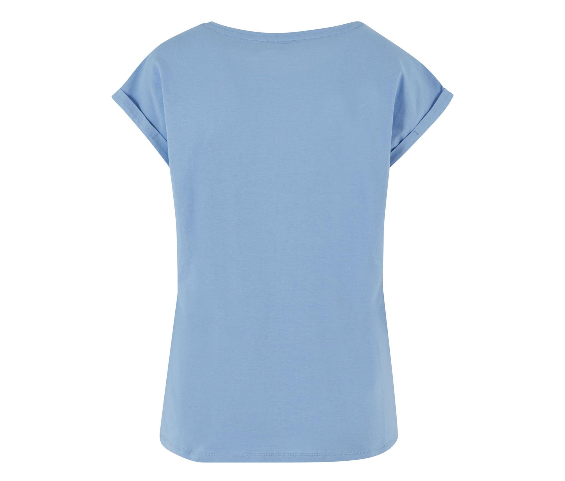 Ladies Regular Extended Shoulder Tee - Powder Blue