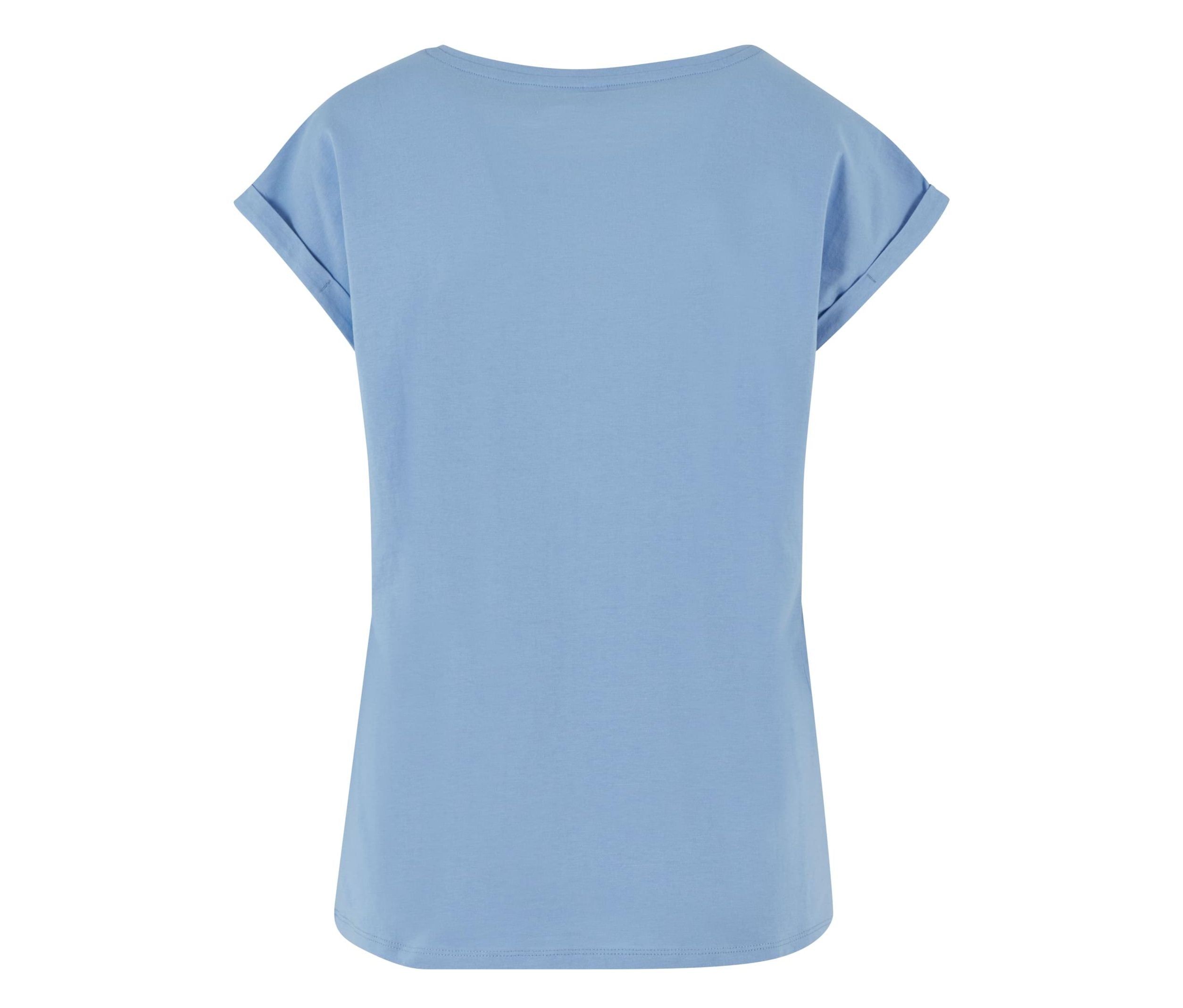 Ladies Regular Extended Shoulder Tee - Powder Blue
