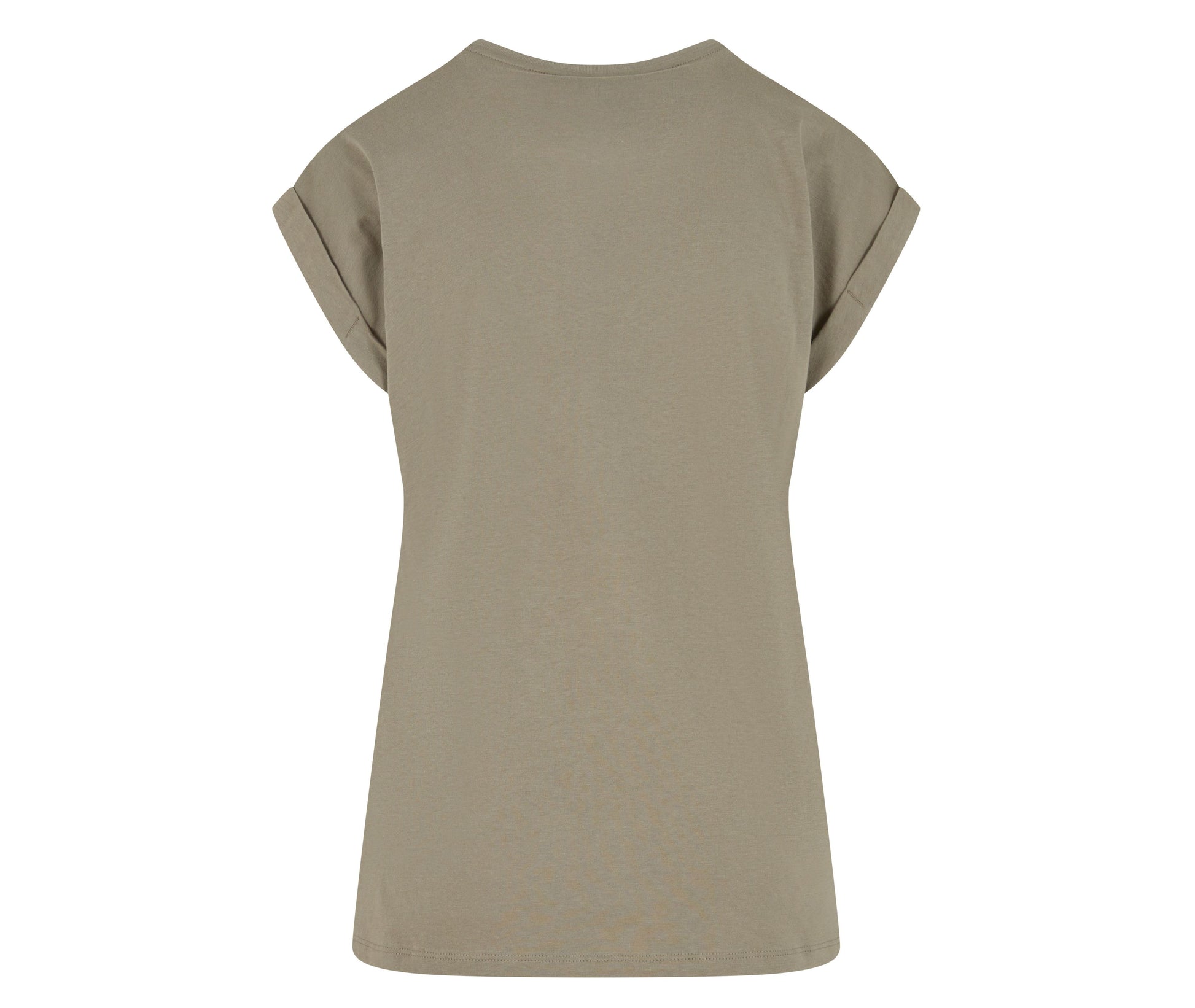 Ladies Regular Extended Shoulder Tee - Pale Olive