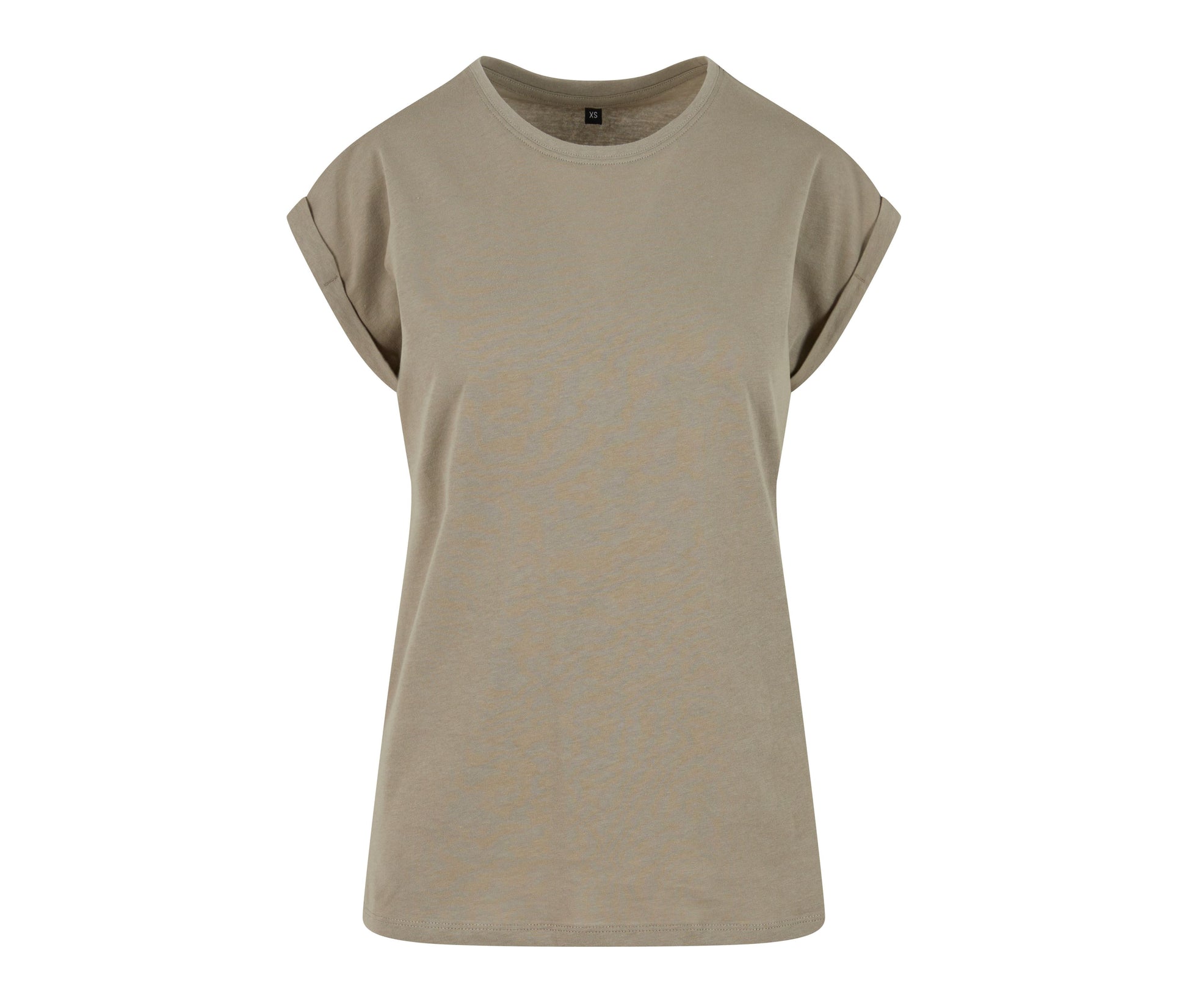 Ladies Regular Extended Shoulder Tee - Pale Olive