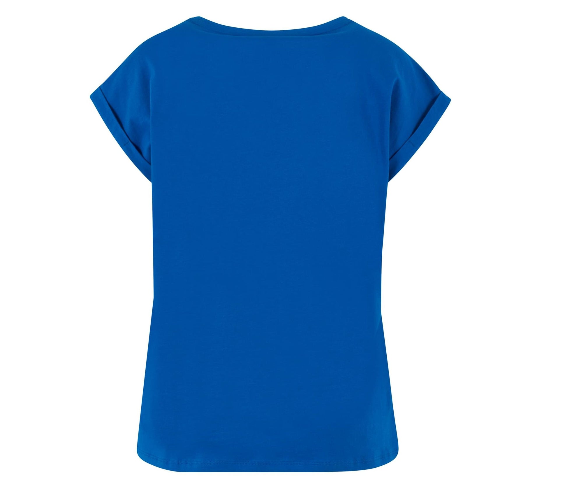 Ladies Regular Extended Shoulder Tee - Cobalt Blue
