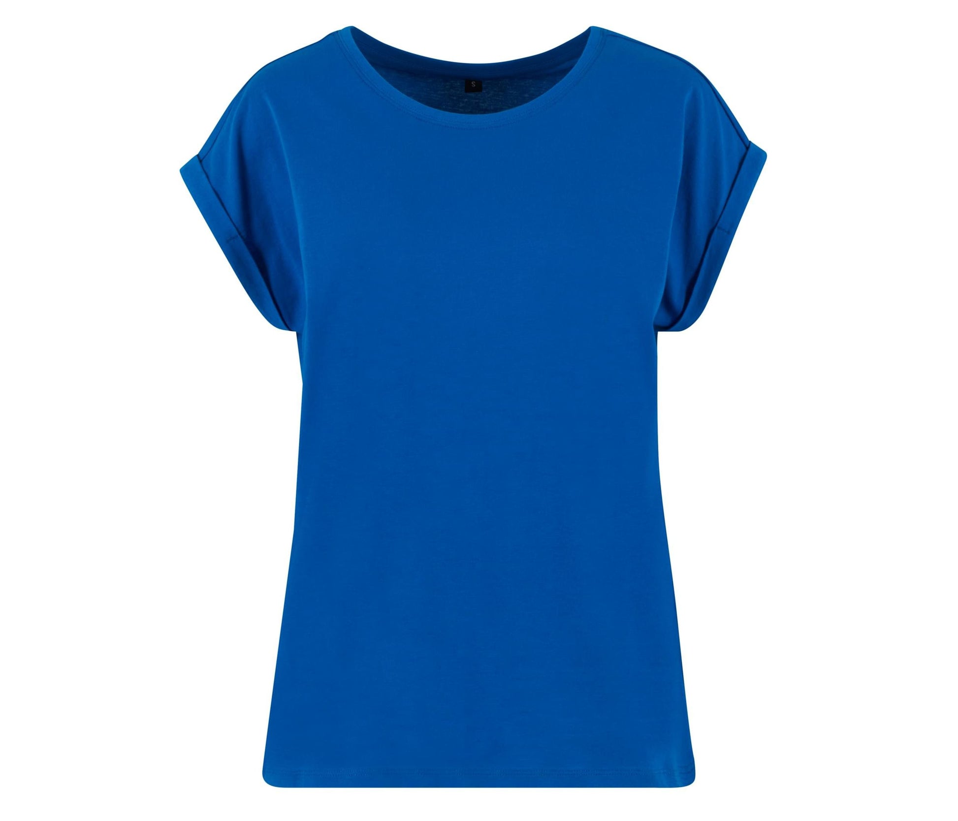 Ladies Regular Extended Shoulder Tee - Cobalt Blue