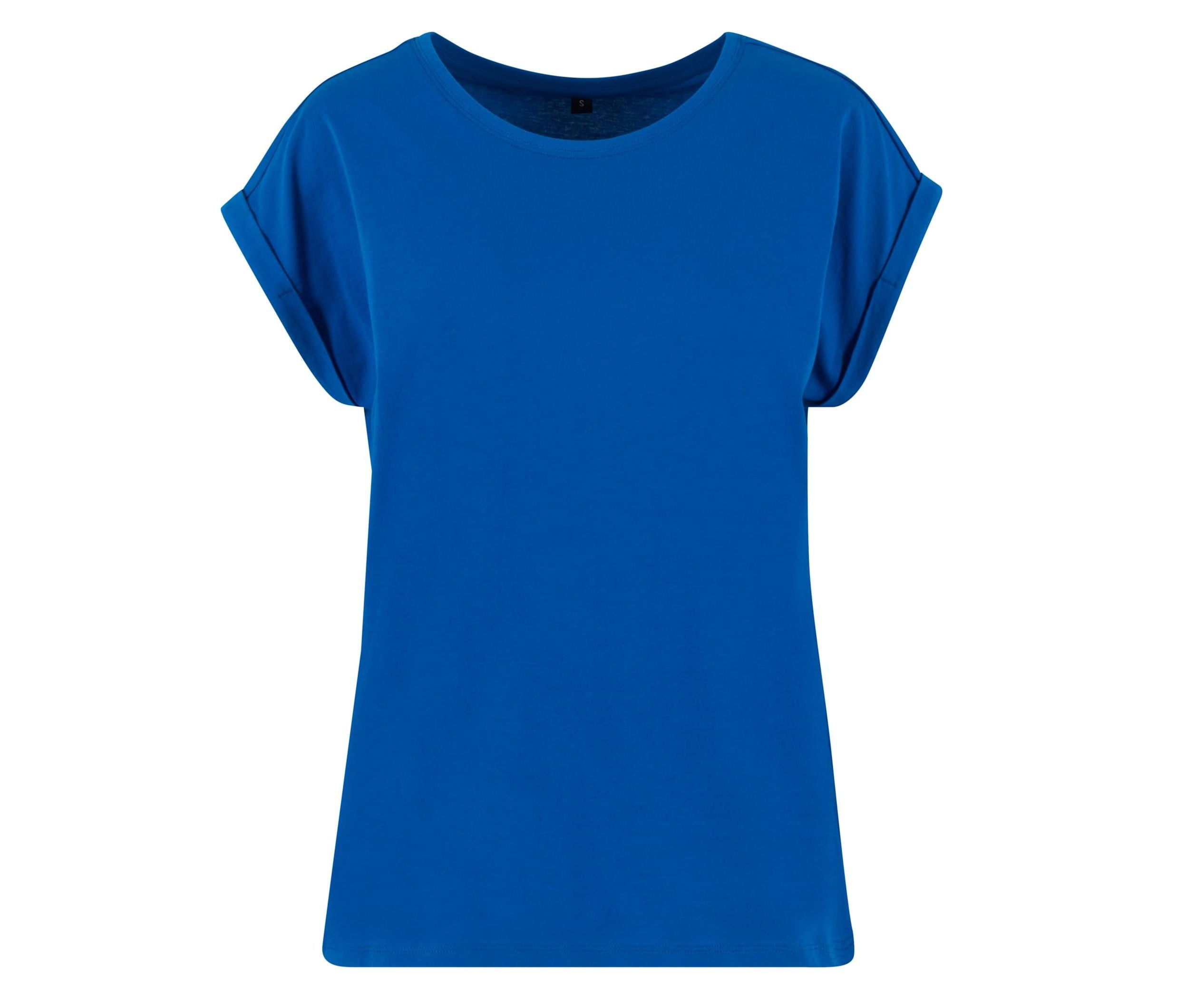 Ladies Regular Extended Shoulder Tee - Cobalt Blue