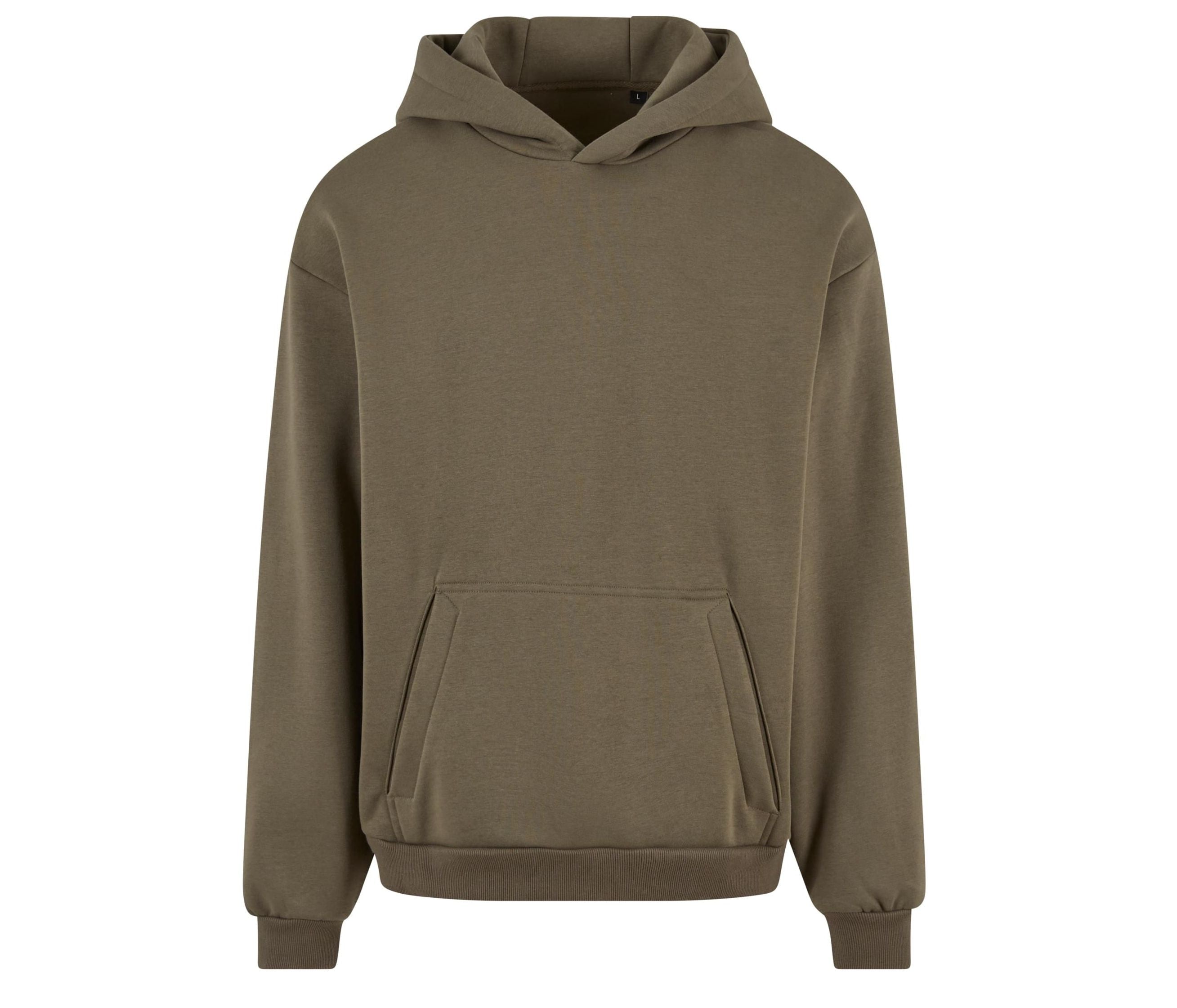 Sweat à Capuche Oversize - Olive