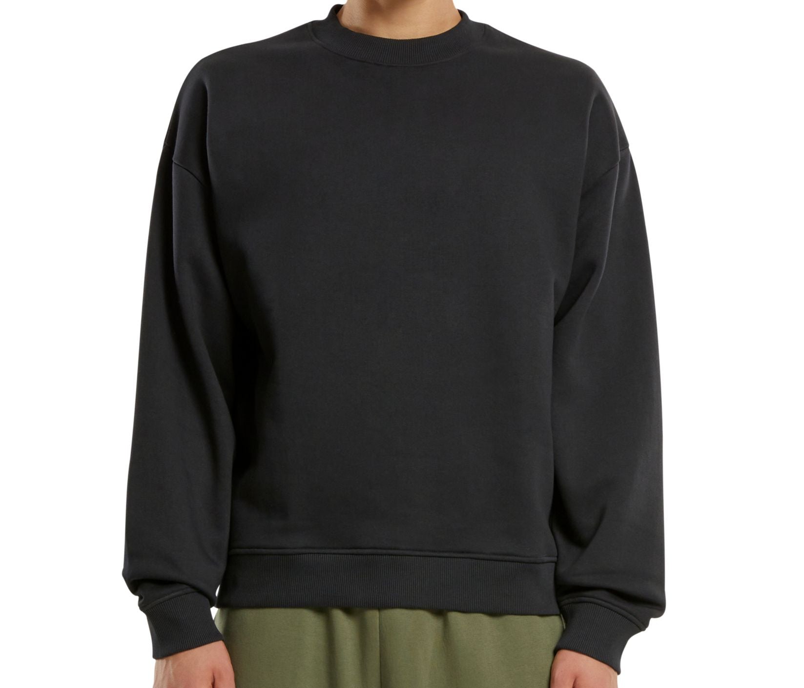 Sweat Col Rond Oversize - Black