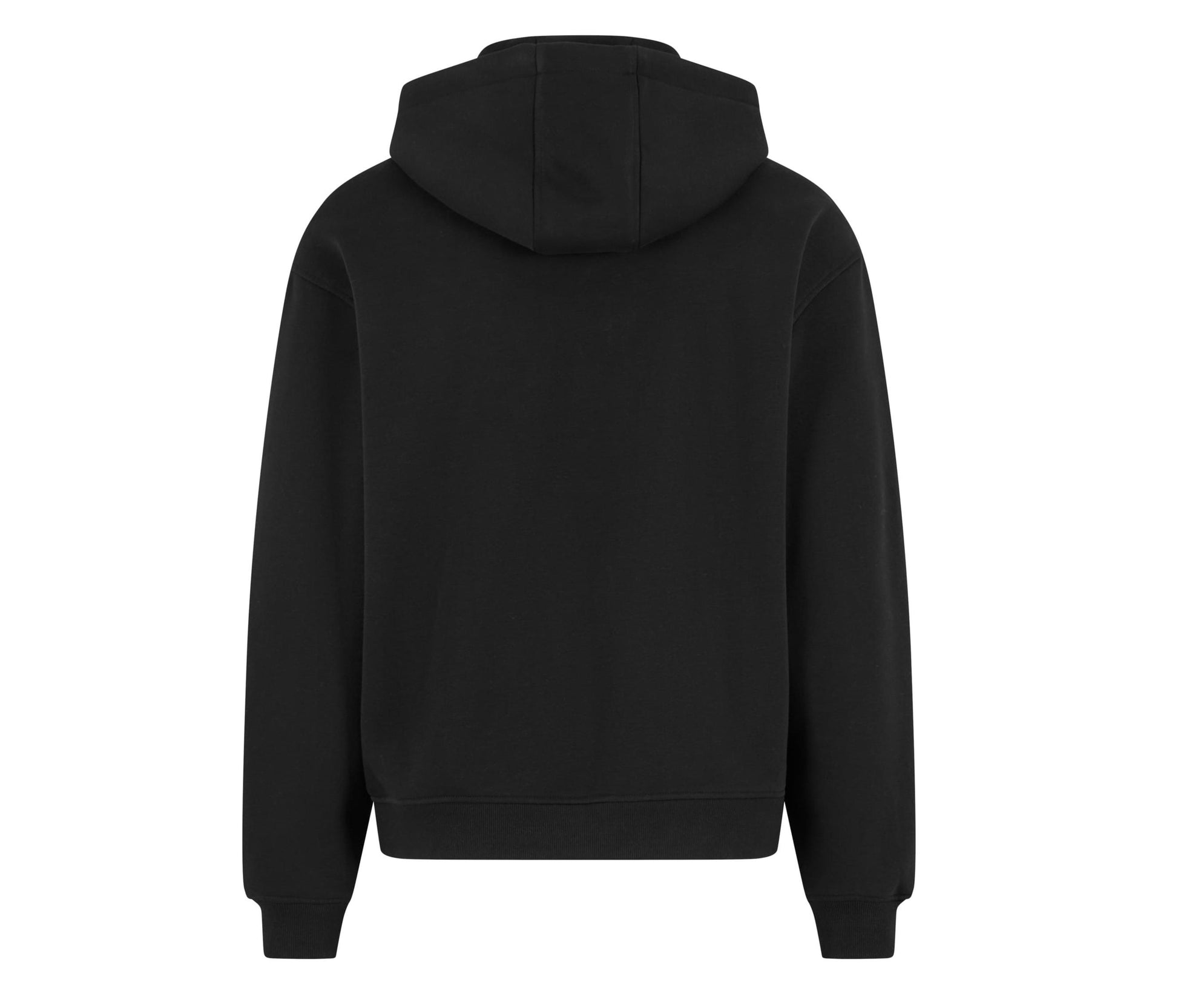Sweat à Capuche Zippé Ample - Black