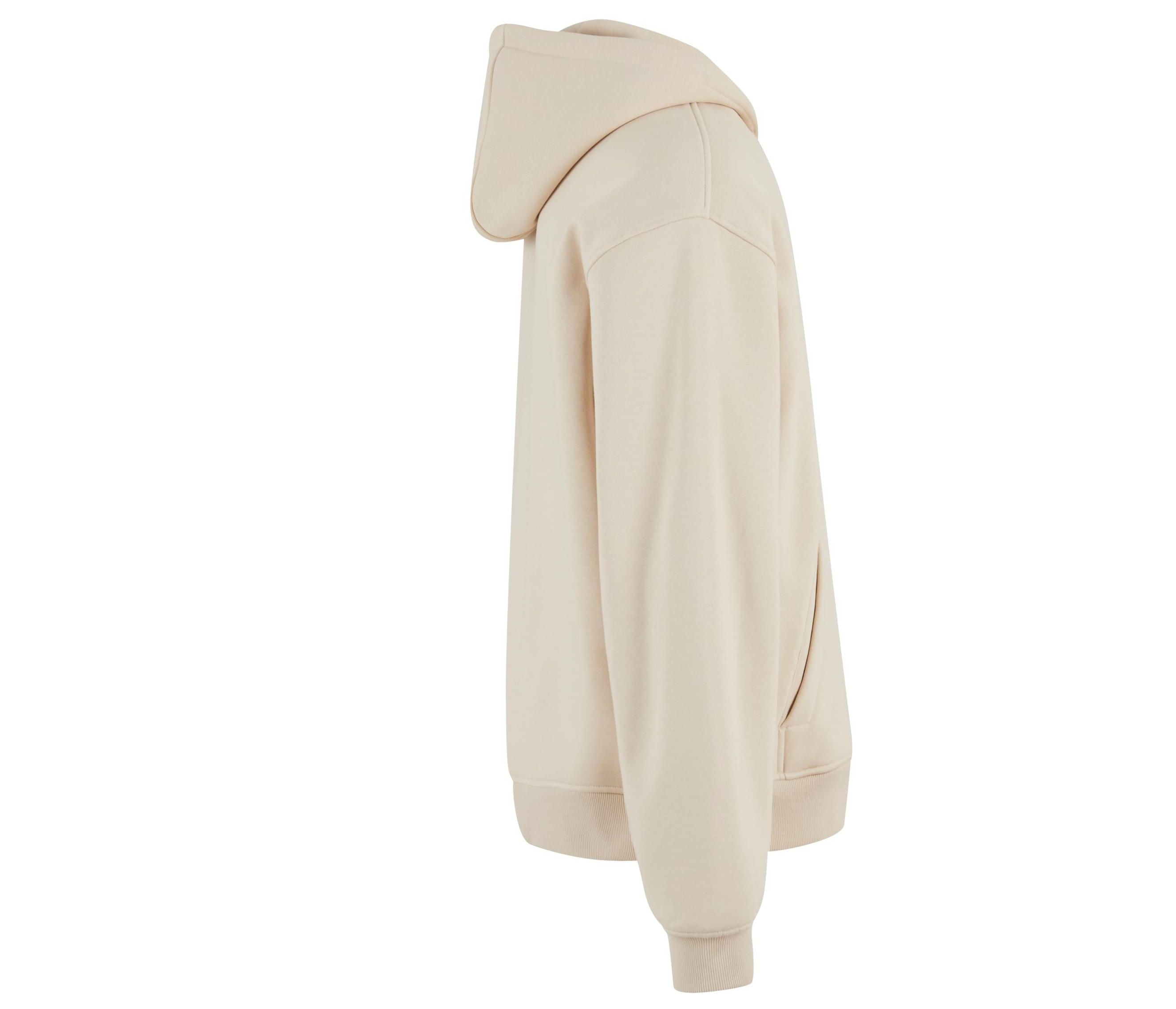 Sweat à Capuche Zippé Ample - Sand