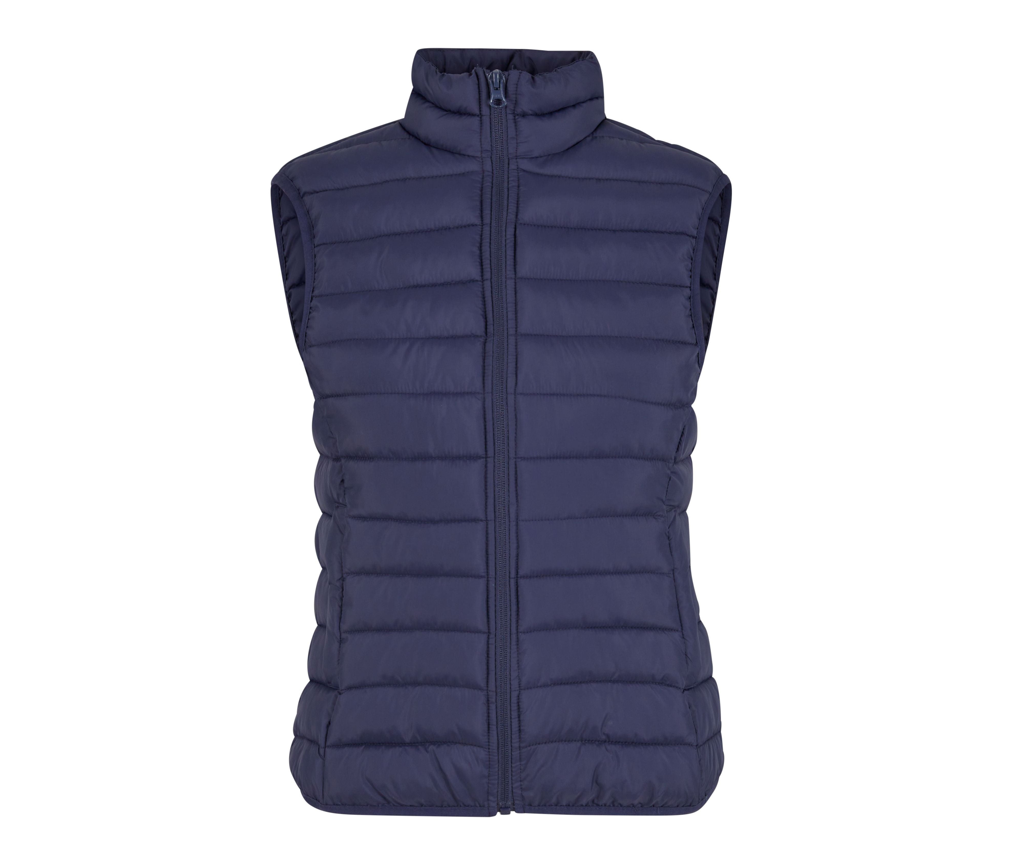 Ladies Light Puffer Vest - Navy